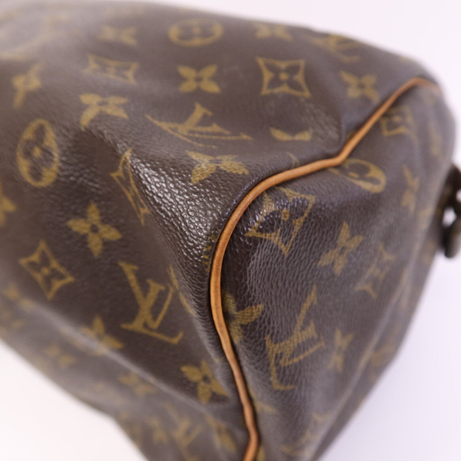 LOUIS VUITTON Monogram Speedy 30金扣手挽袋