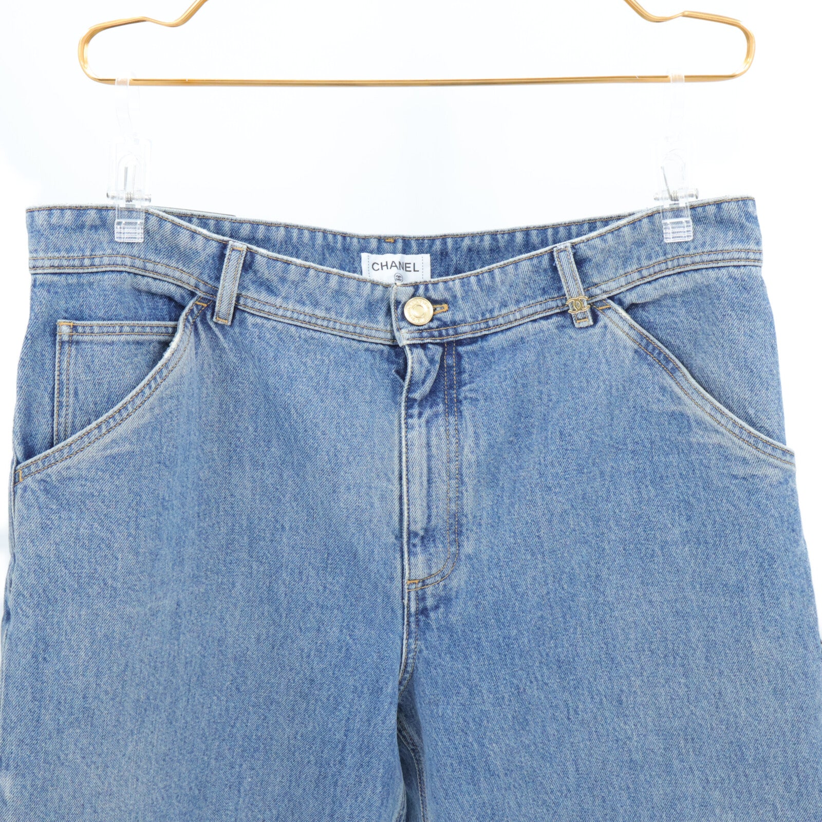 CHANEL 牛仔布Jeans褲子