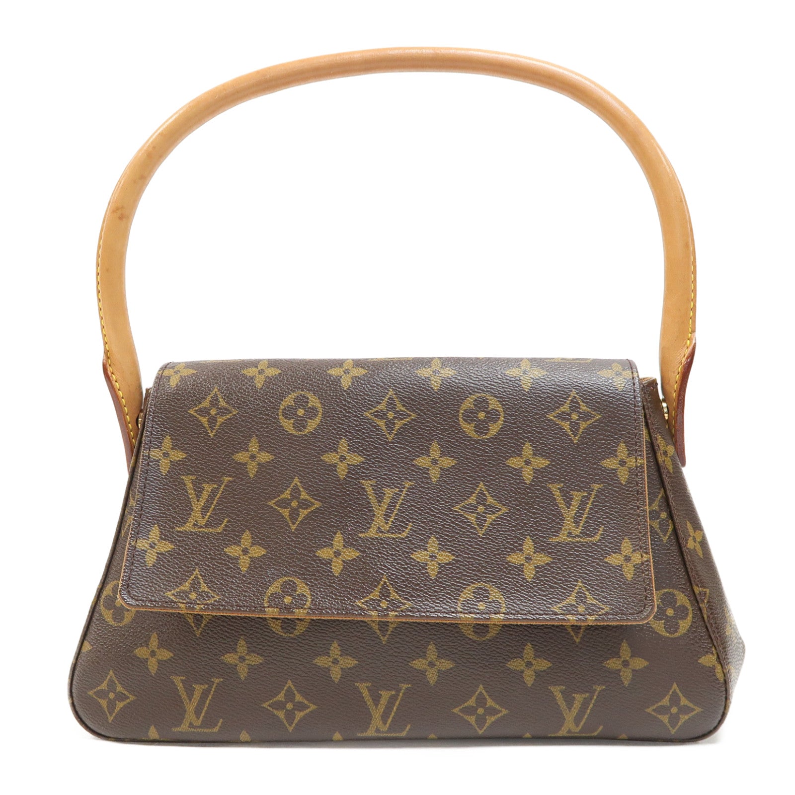 LOUIS VUITTON 【激減優惠】Monogram Mini Looping金扣肩背袋啡色
