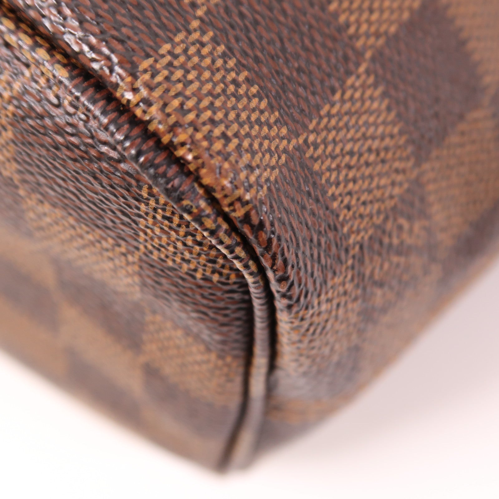 LOUIS VUITTON Damier Neverfull PM金扣肩背袋