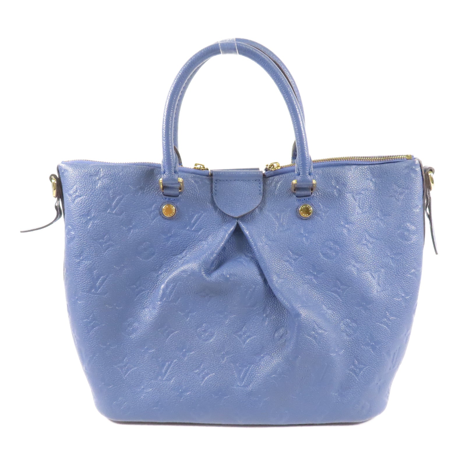 LOUIS VUITTON Monogram Empreinte Mazarine PM金扣手挽肩背兩用袋