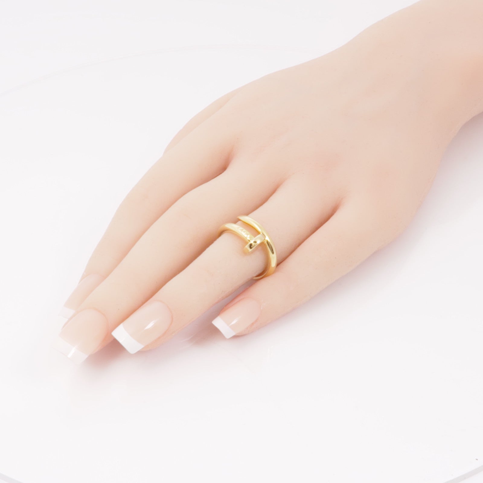 CARTIER 18K黃金Juste Un Clou戒指US#5