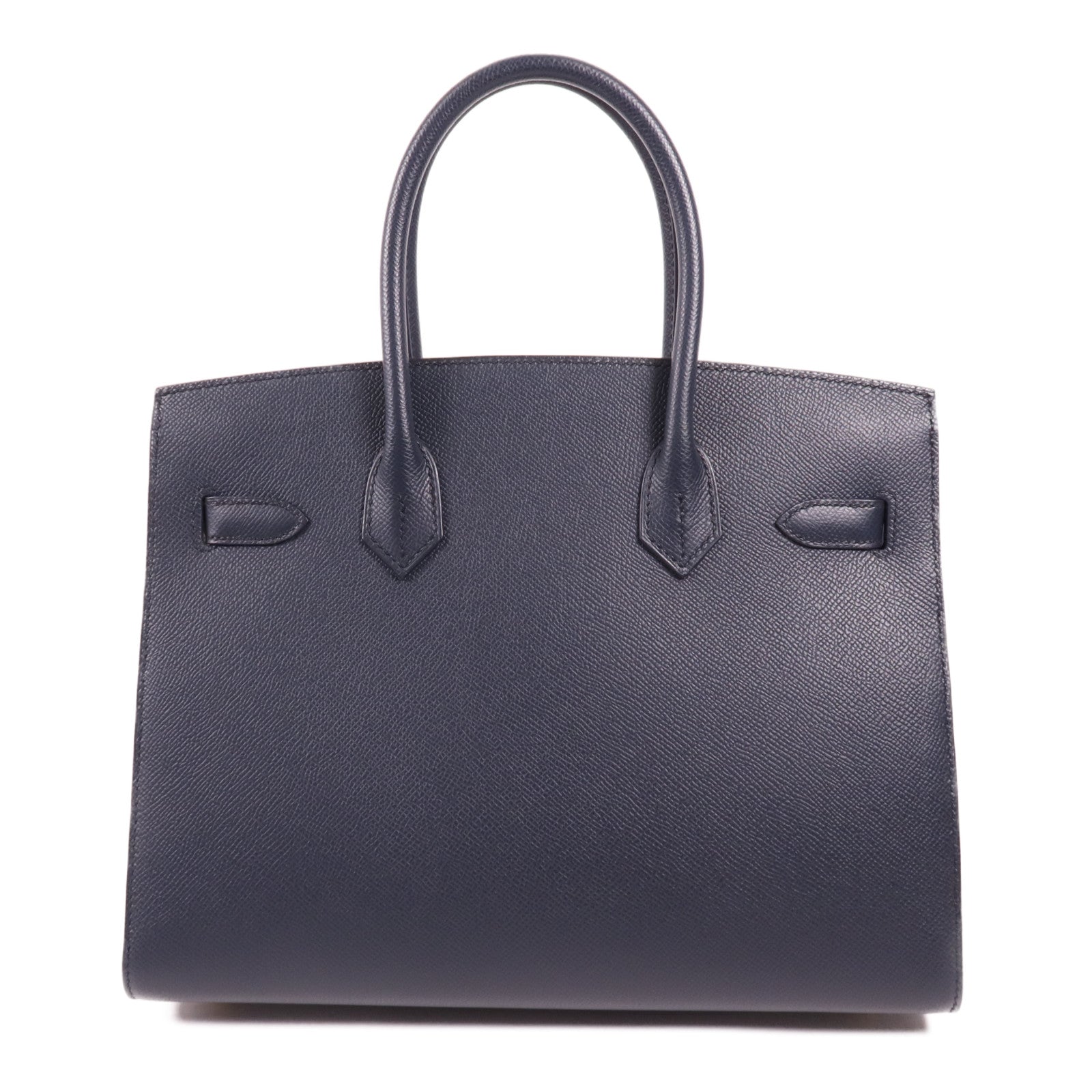 HERMES Epsom皮革Birkin 30金扣手挽袋Bleu Indigo
