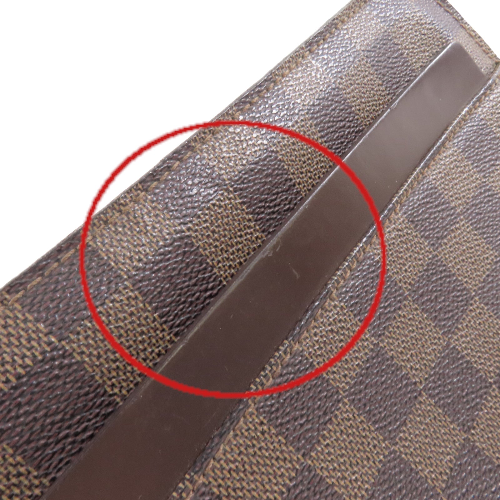 LOUIS VUITTON Damier Ebene Saint Louis Clutch Bag金扣手拿包啡色