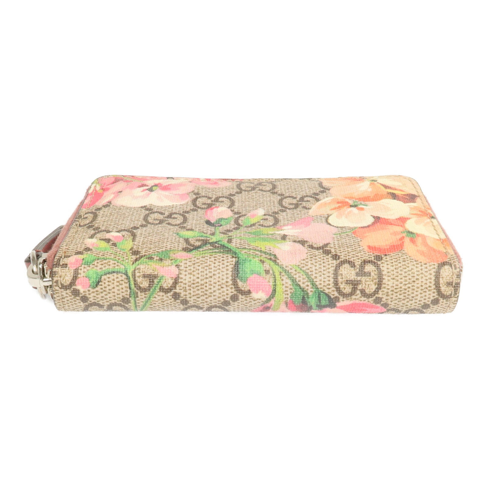 GUCCI 塗層帆布Card Case銀扣卡片套