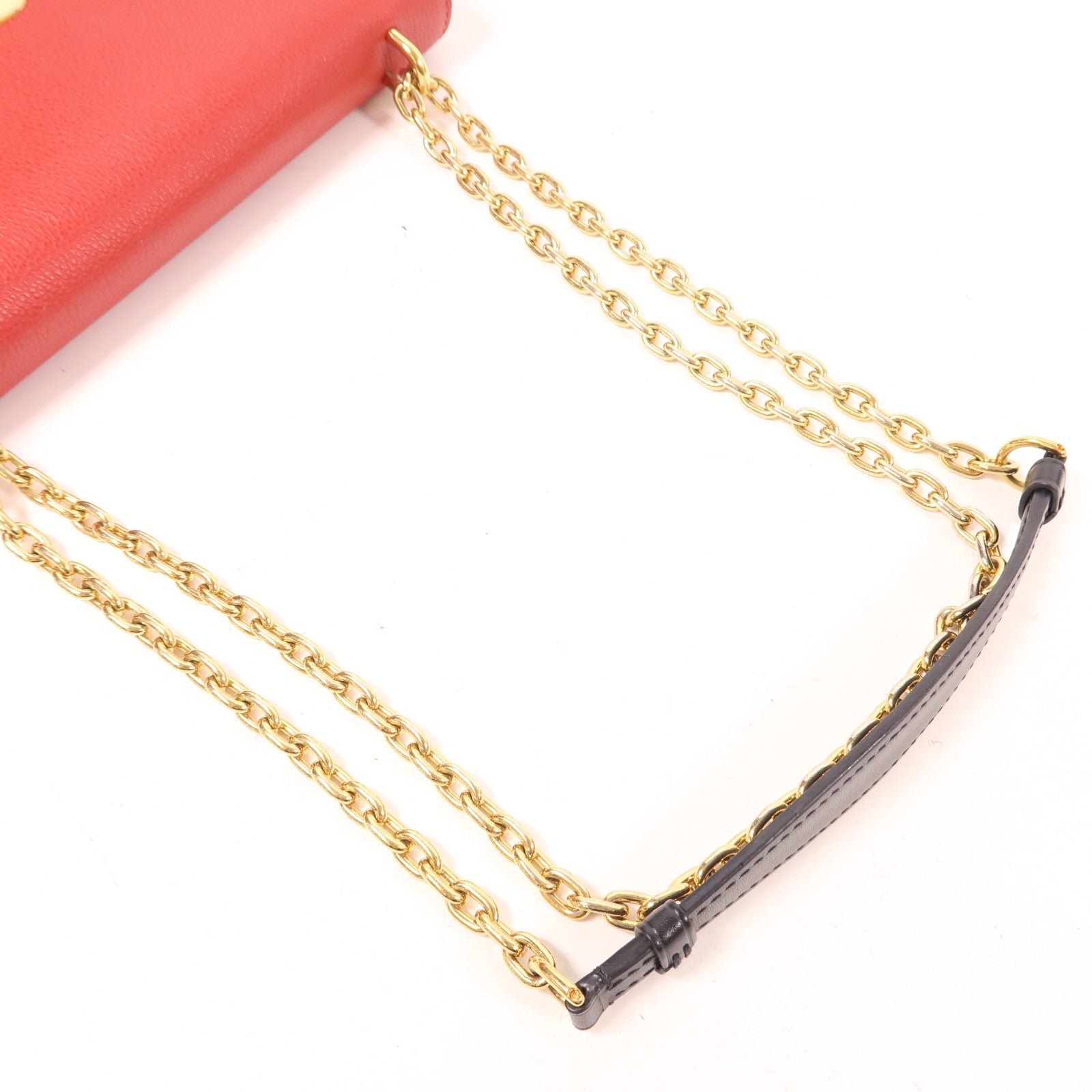 LOUIS VUITTON GHW Saint Placide Shoulder Bag M43713 Monogram Brown/Red