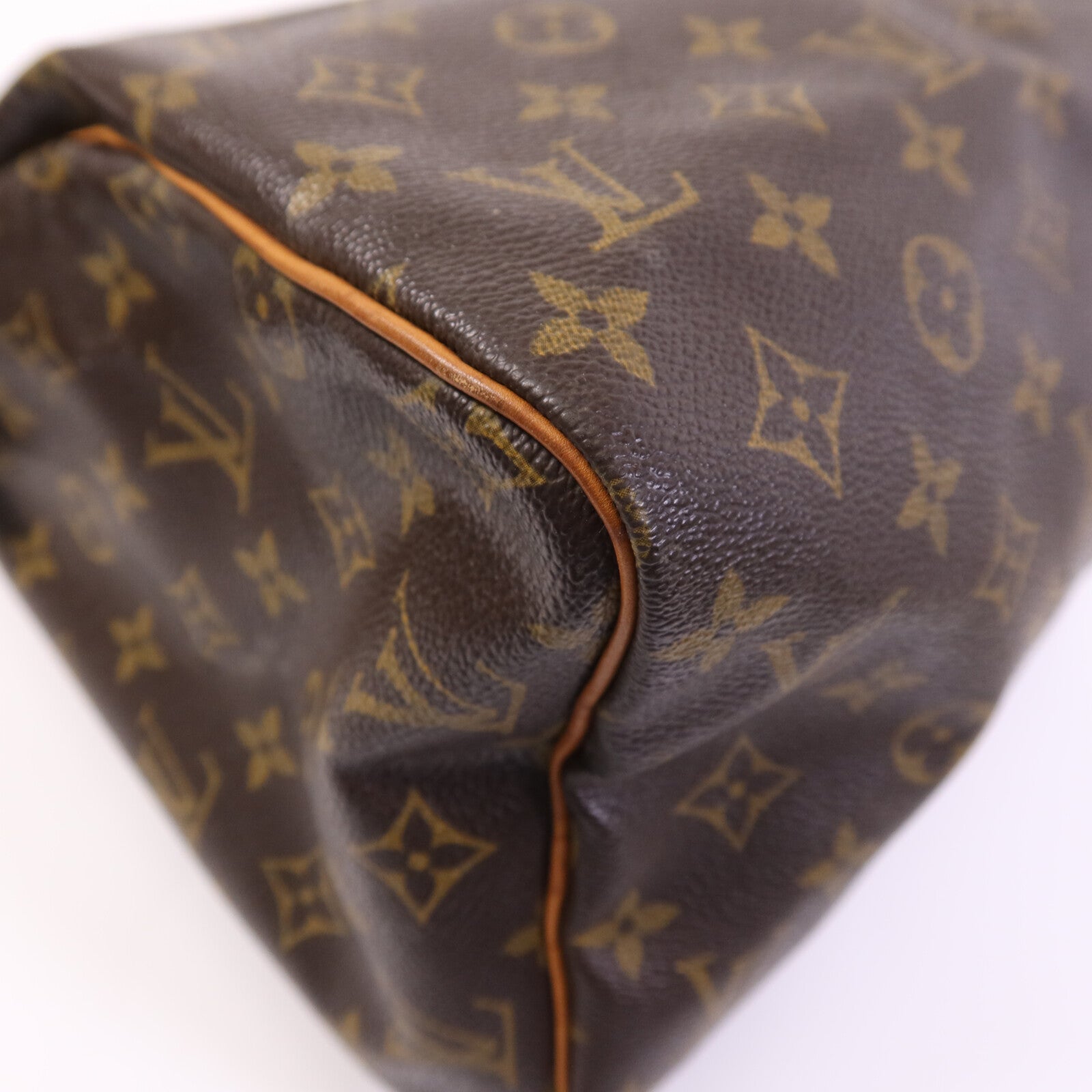 LOUIS VUITTON Monogram Speedy 30金扣手挽袋