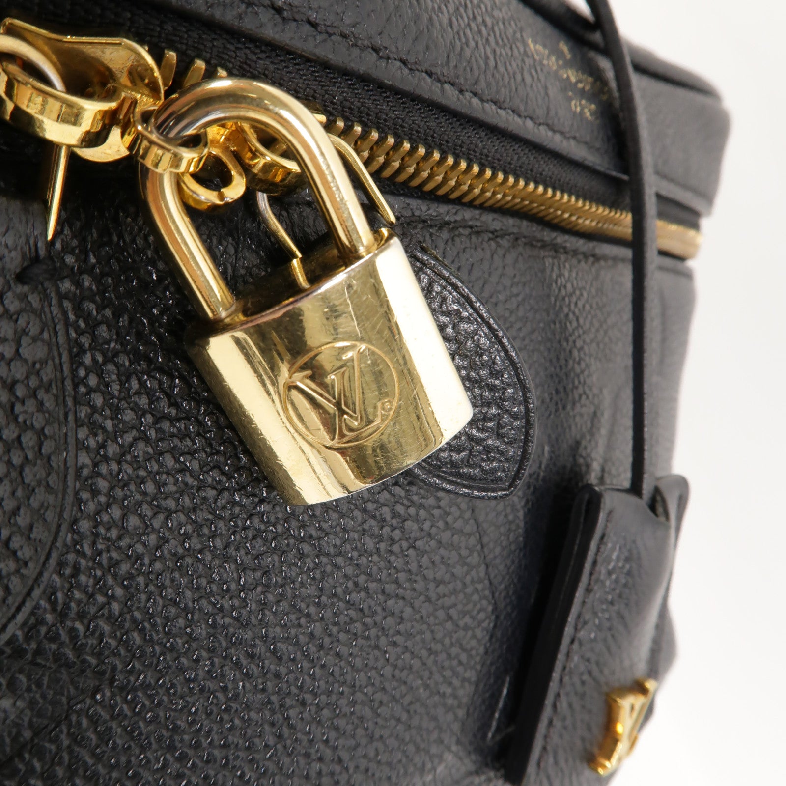 LOUIS VUITTON Monogram Empreinte Vanity Case金扣肩背袋