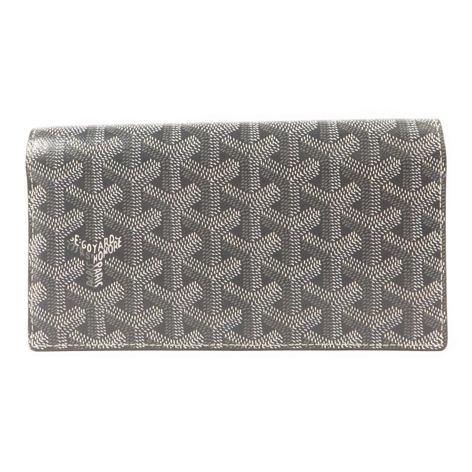 GOYARD 塗層帆布Long Bifold Wallet銀扣長錢包