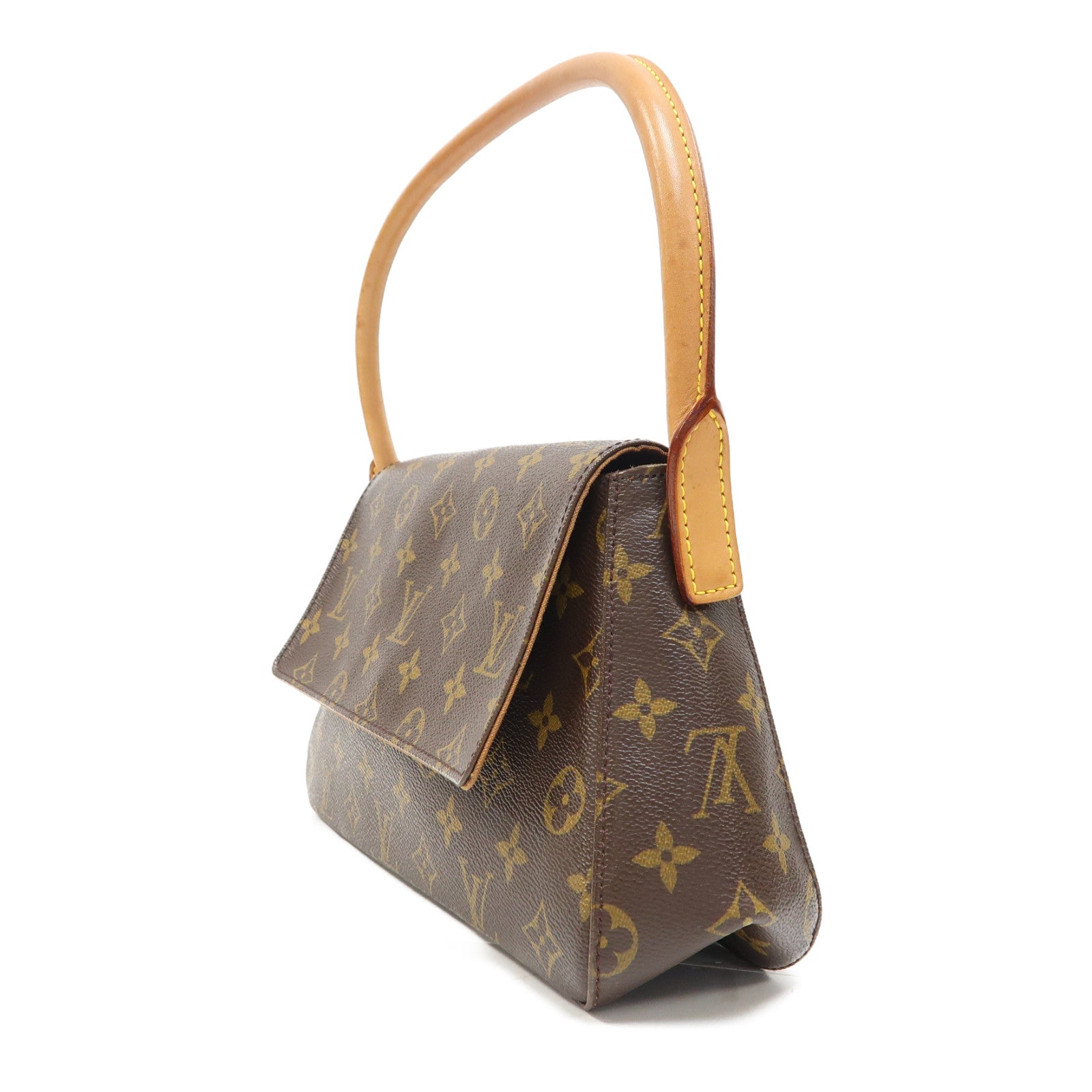 LOUIS VUITTON 【激減優惠】Monogram Mini Looping金扣肩背袋啡色