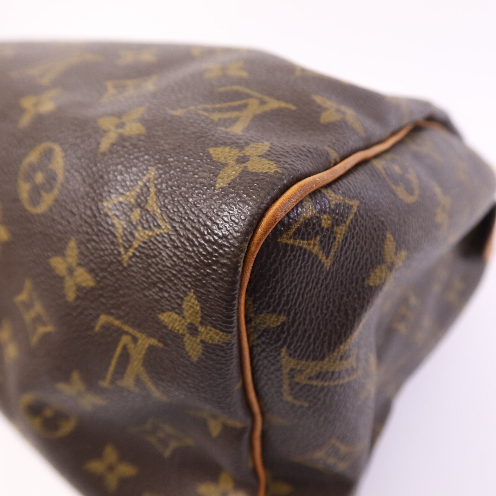 LOUIS VUITTON Monogram Speedy 30金扣手挽袋