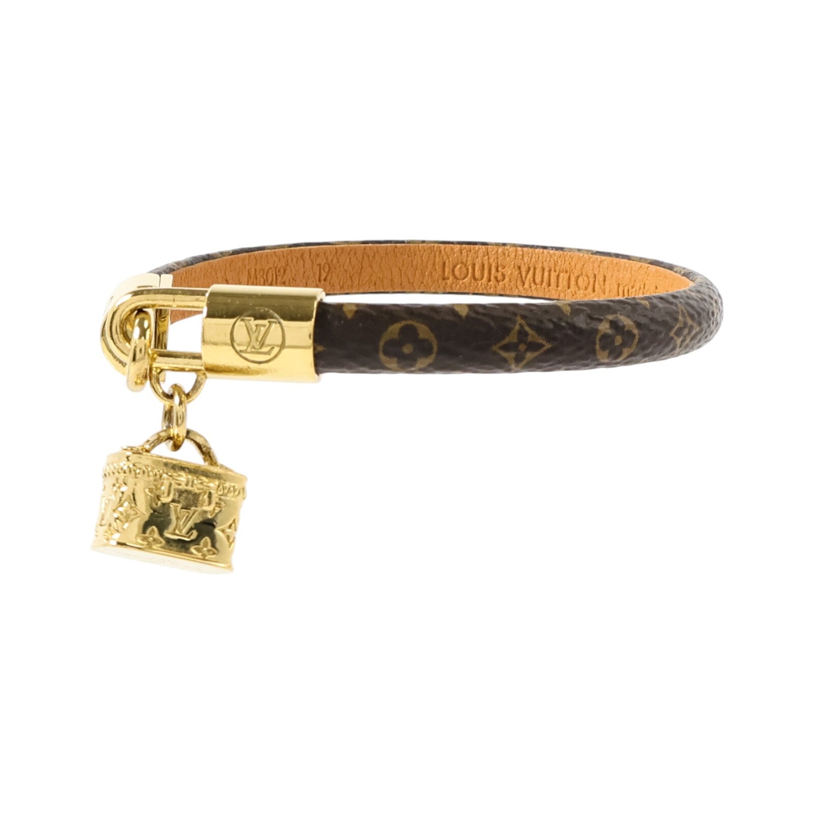 LOUIS VUITTON Monogram/金屬Bracelet金扣手鏈
