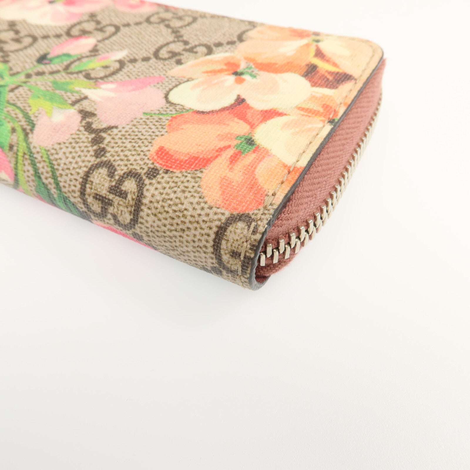 GUCCI 塗層帆布Card Case銀扣卡片套