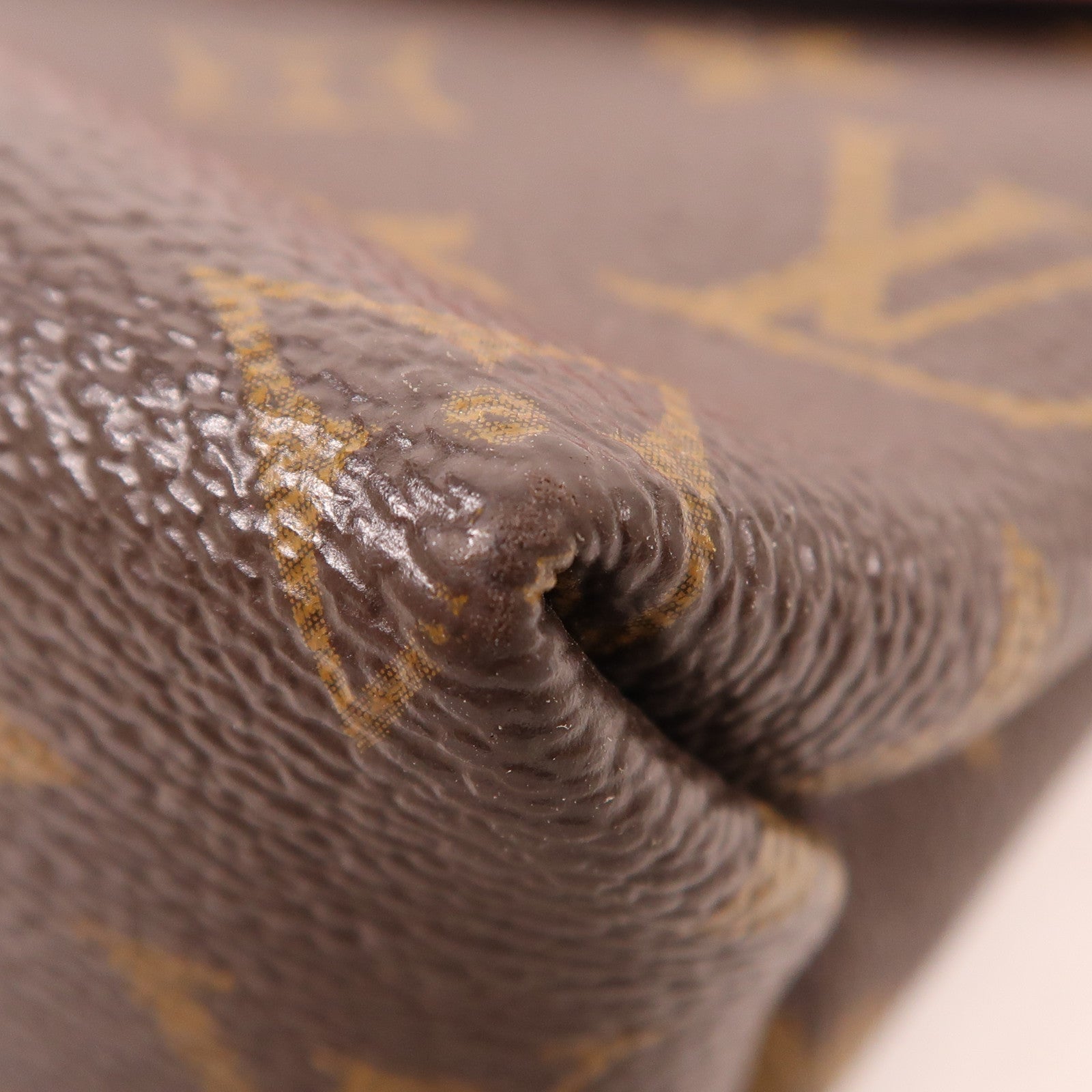 LOUIS VUITTON GHW Saint Placide Shoulder Bag M43713 Monogram Brown/Red