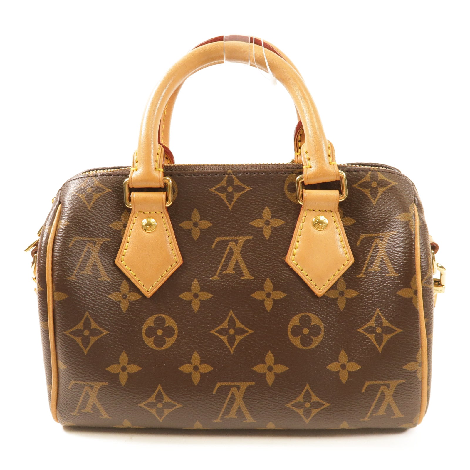 LOUIS VUITTON Monogram Speedy Bandouliere 20金扣手挽肩背兩用袋啡色