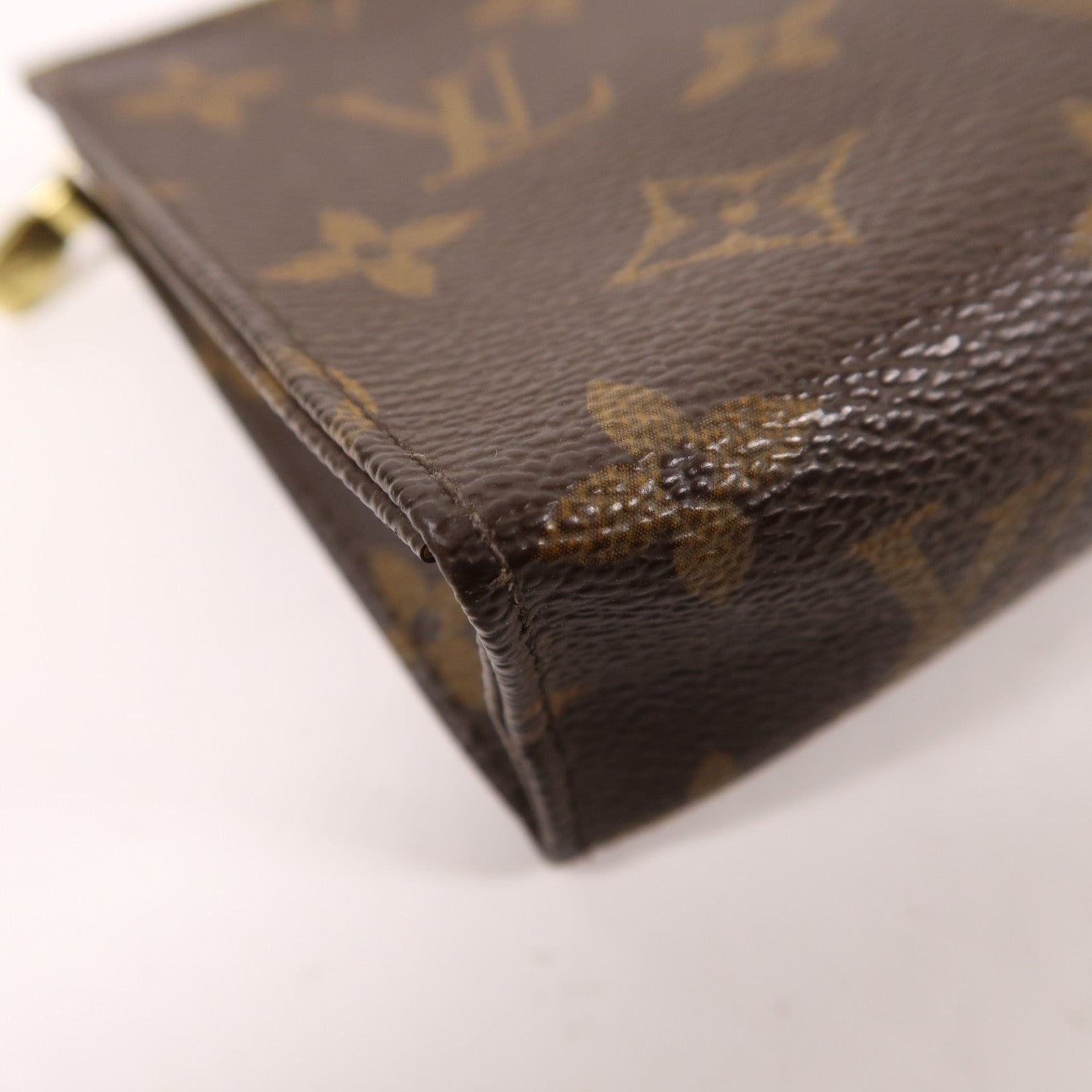 LOUIS VUITTON Monogram Toiletry Pouch金扣手拿包