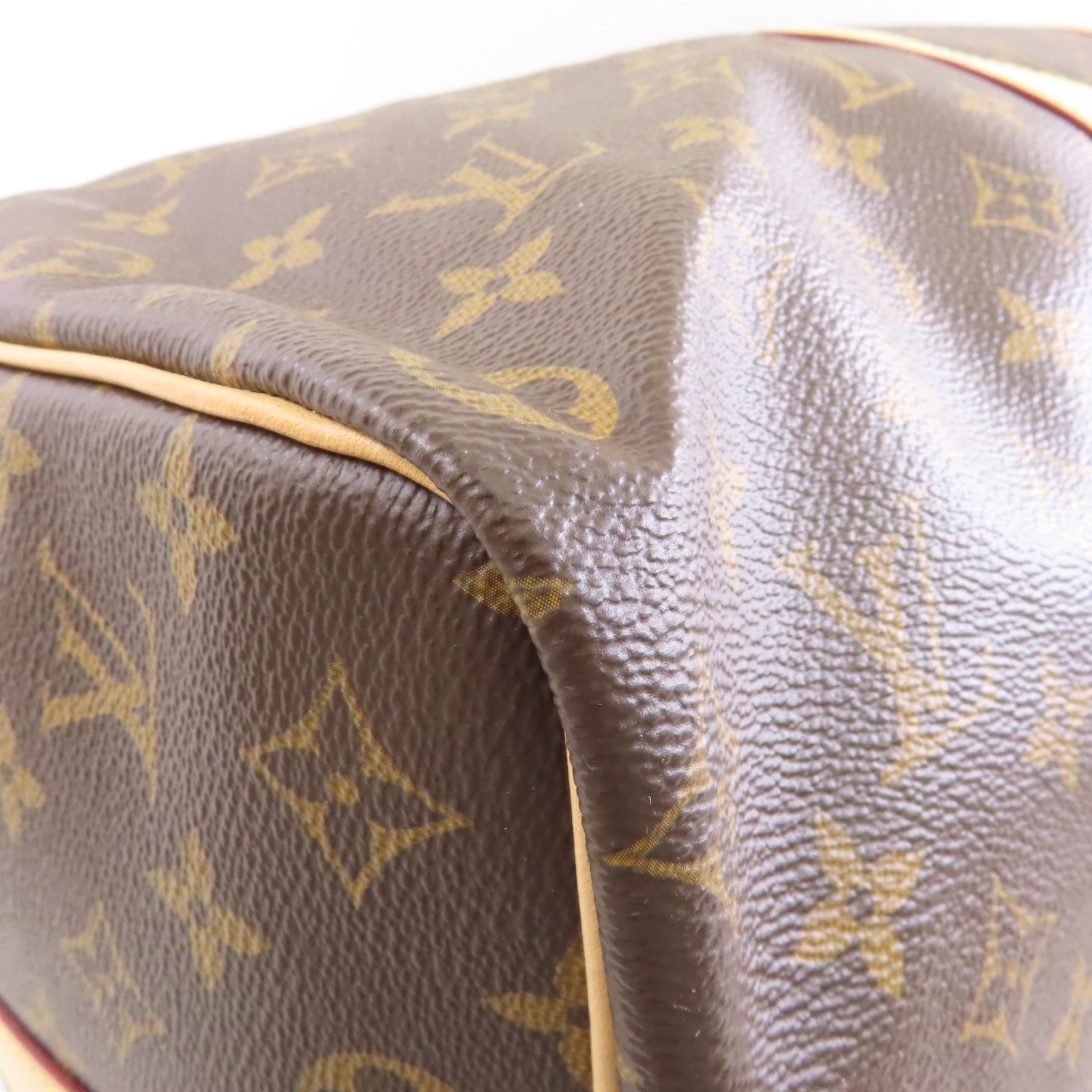 LOUIS VUITTON Monogram Keepall 50 Bandouliere金扣手挽肩背兩用袋棕色
