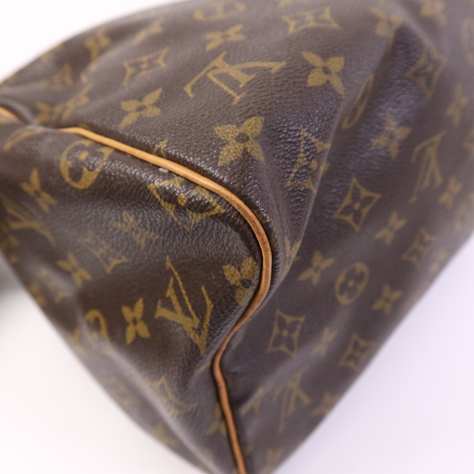 LOUIS VUITTON Monogram Speedy 30金扣手挽袋