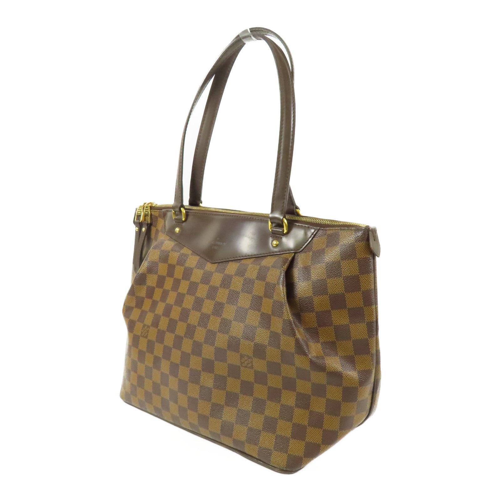 LOUIS VUITTON LV GHW Westminster GM Shoulder Bag N41103 Damier Brown