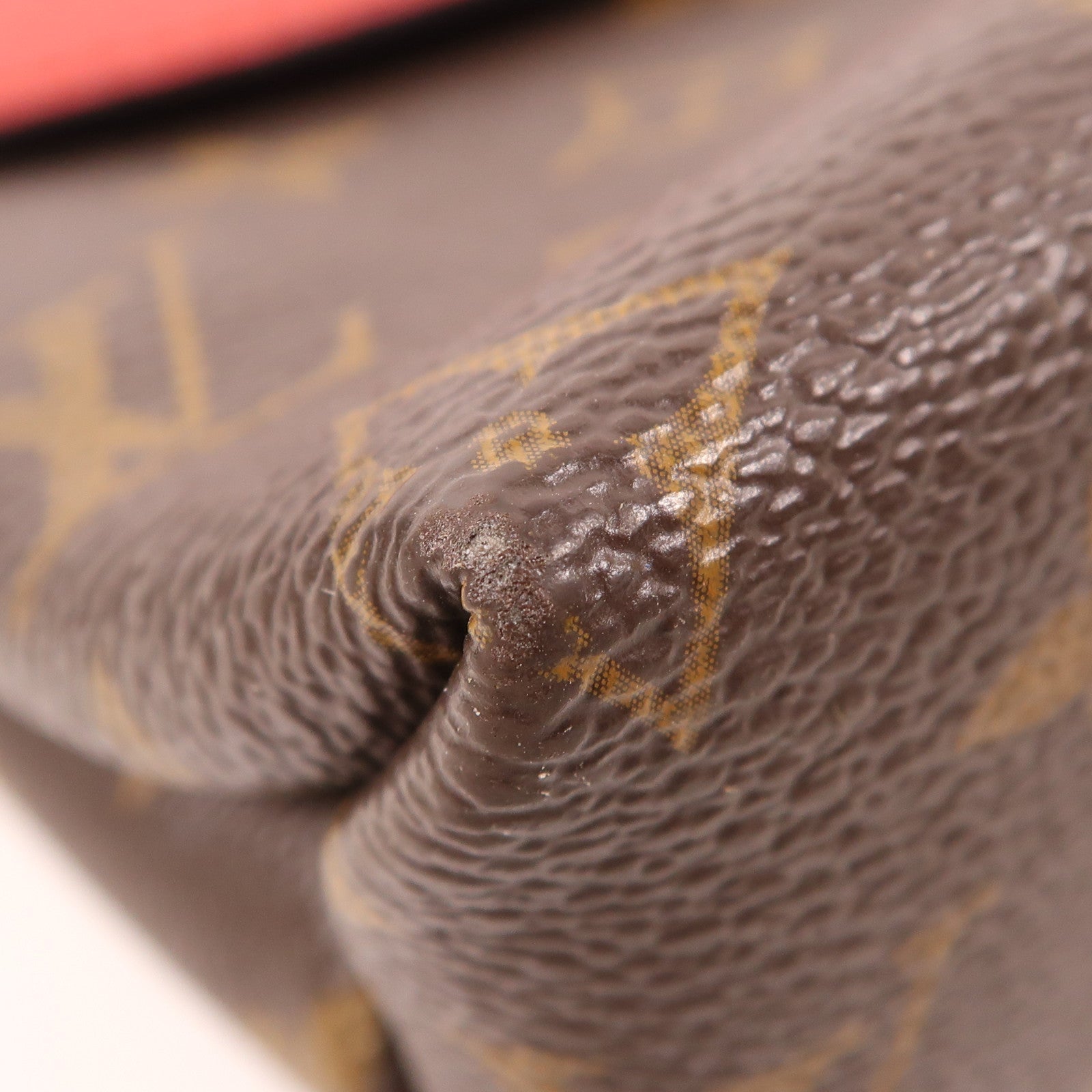 LOUIS VUITTON GHW Saint Placide Shoulder Bag M43713 Monogram Brown/Red