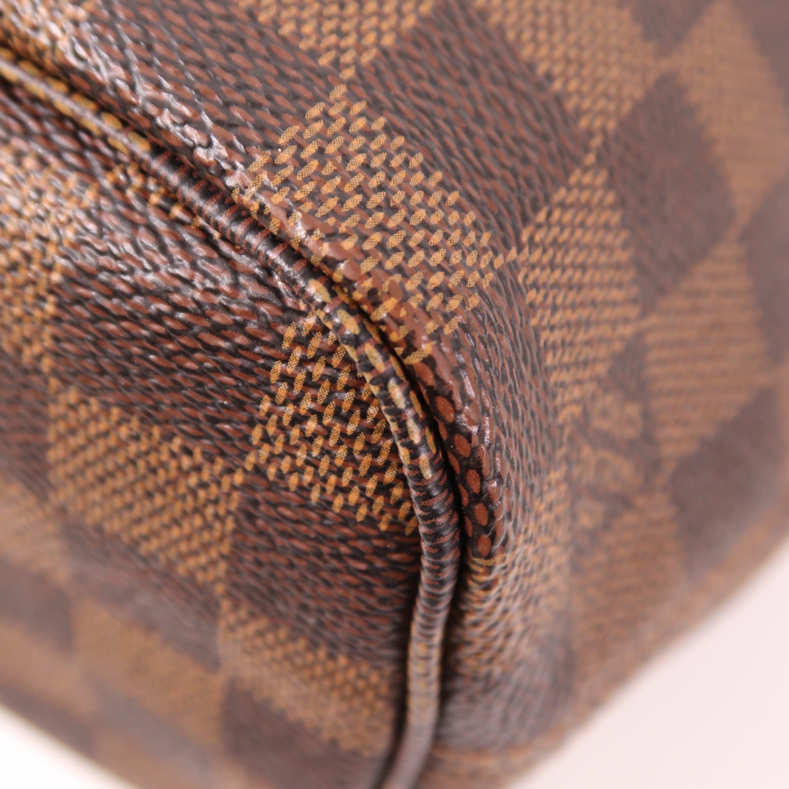 LOUIS VUITTON Damier Neverfull PM金扣肩背袋