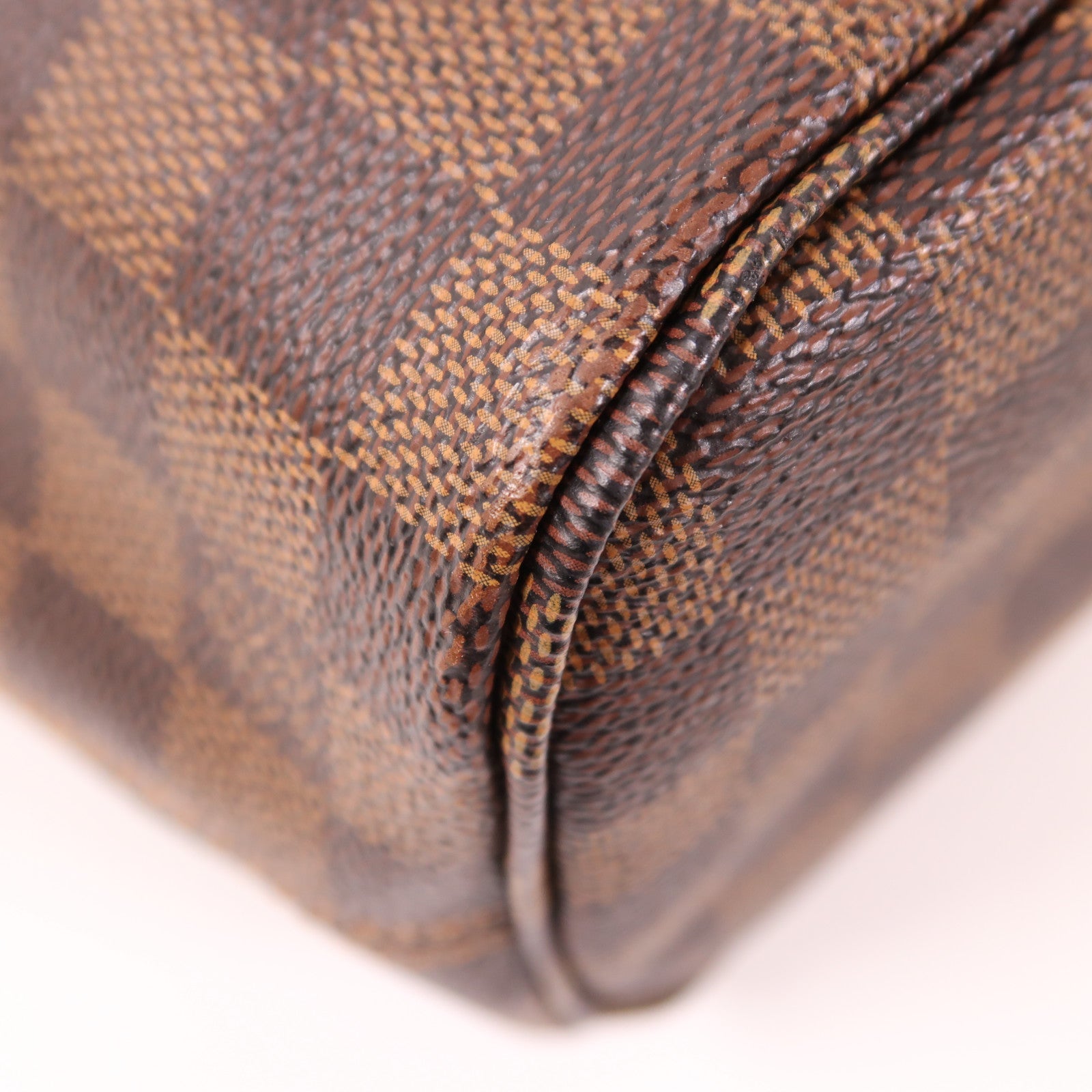 LOUIS VUITTON Damier Neverfull PM金扣肩背袋