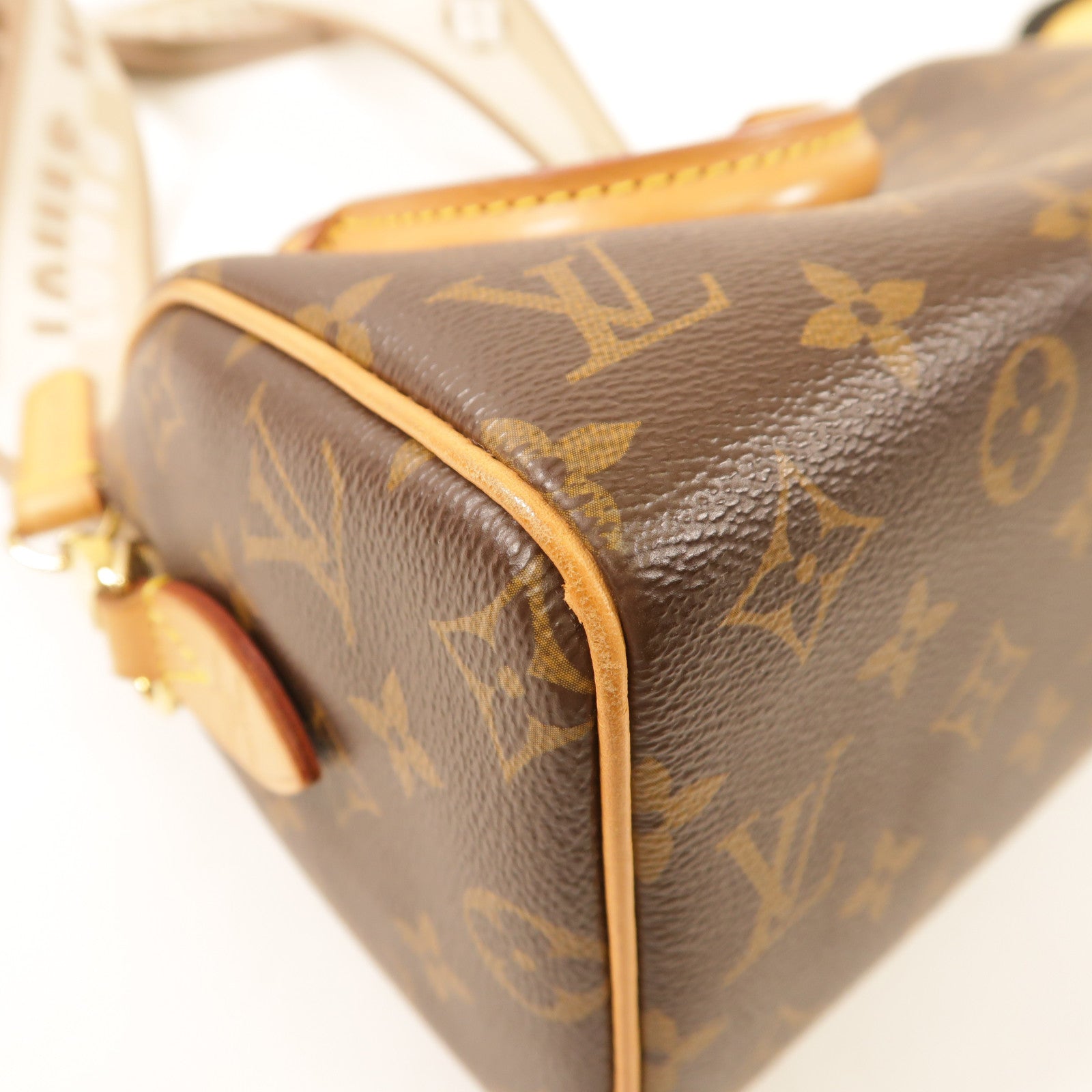 LOUIS VUITTON Monogram Speedy Bandouliere 20金扣手挽肩背兩用袋啡色