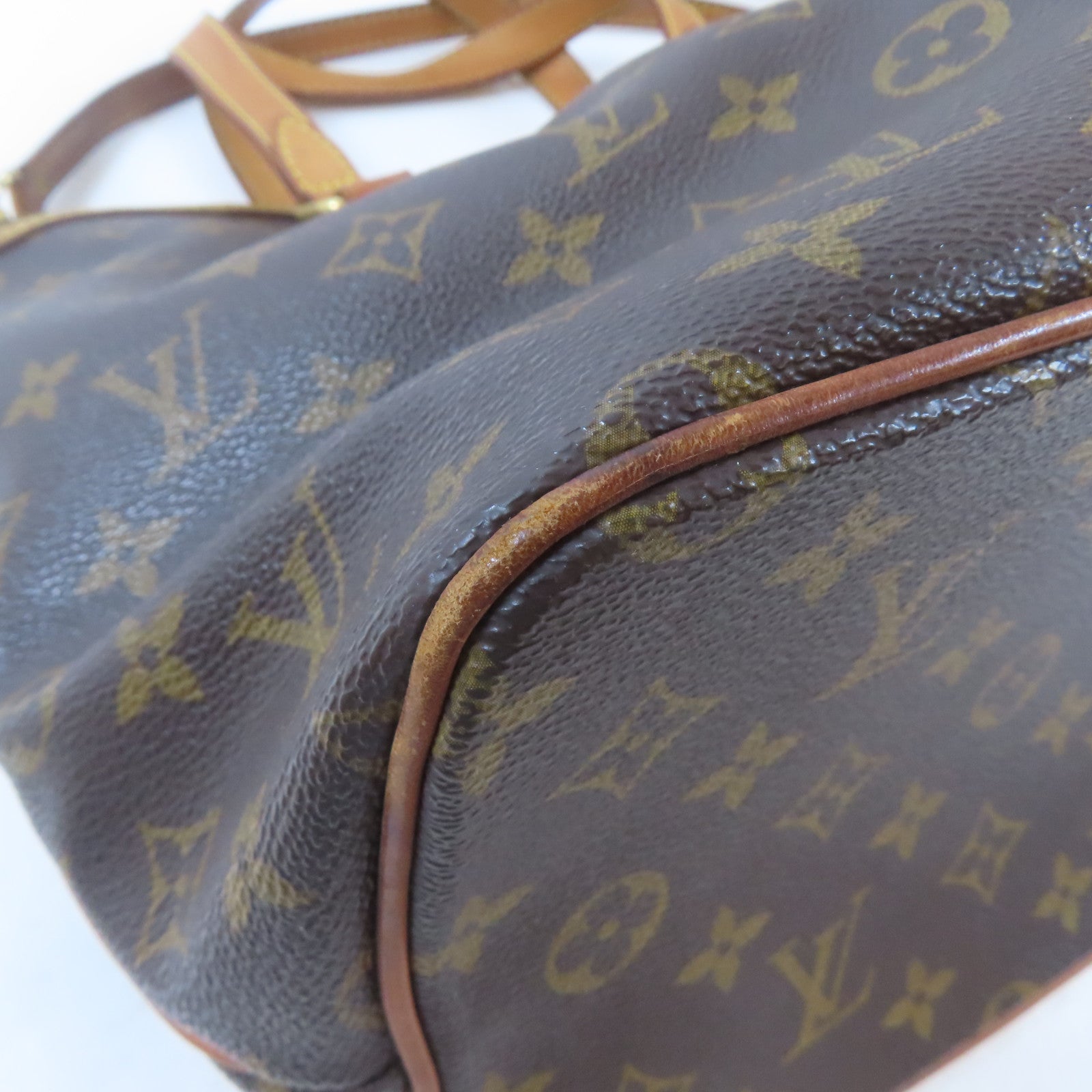 LOUIS VUITTON Monogram Palermo金扣手挽肩背兩用袋啡色