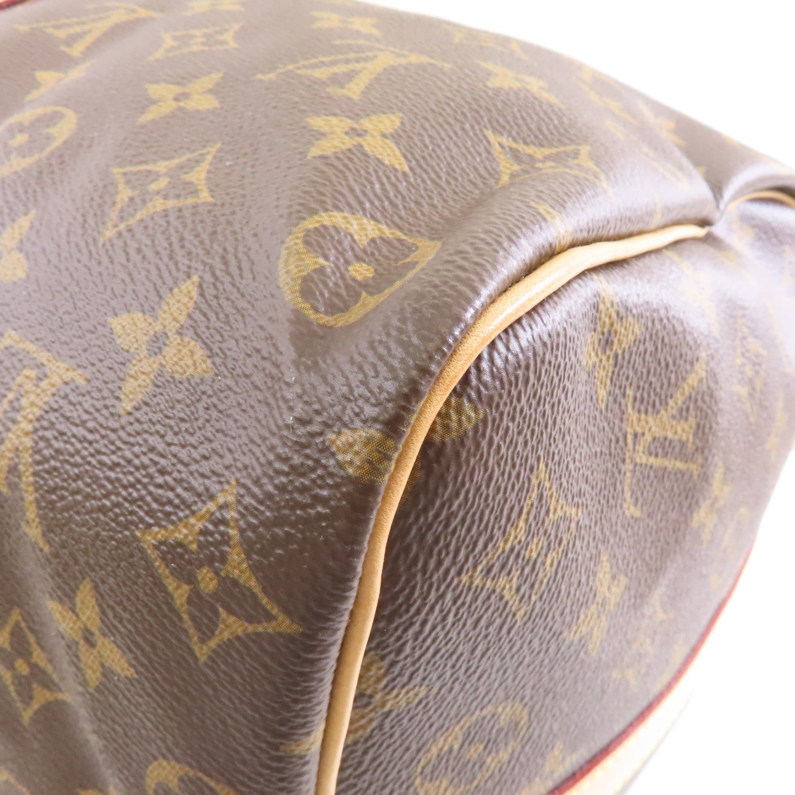 LOUIS VUITTON Monogram Keepall 50 Bandouliere金扣手挽肩背兩用袋棕色