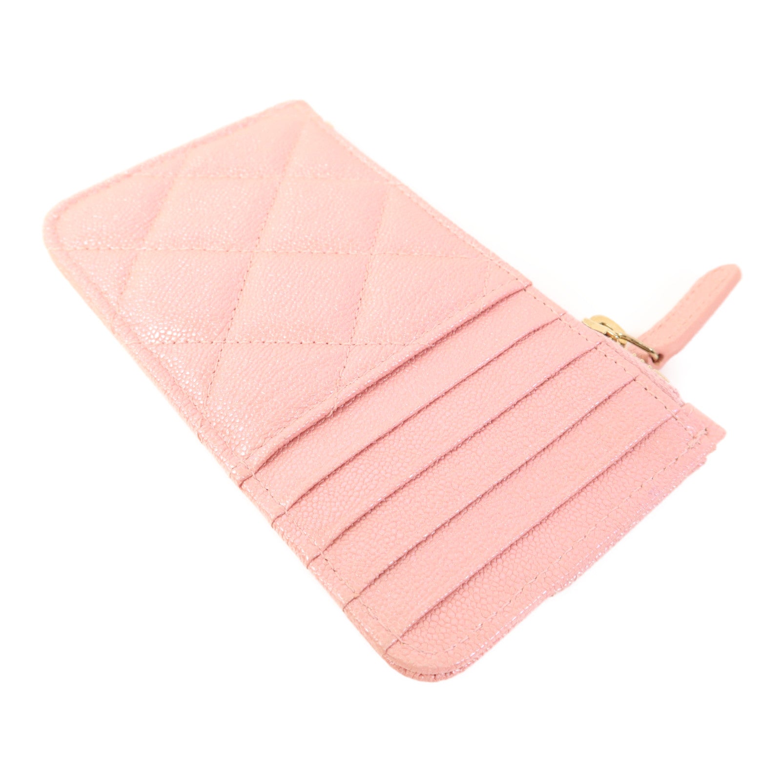 CHANEL 牛皮皮革Card Case金扣卡片套