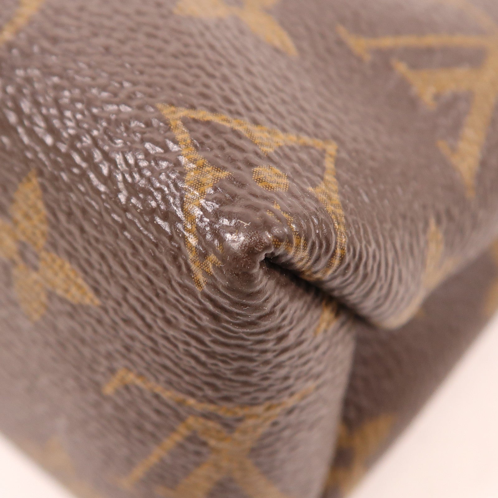 LOUIS VUITTON GHW Saint Placide Shoulder Bag M43713 Monogram Brown/Red