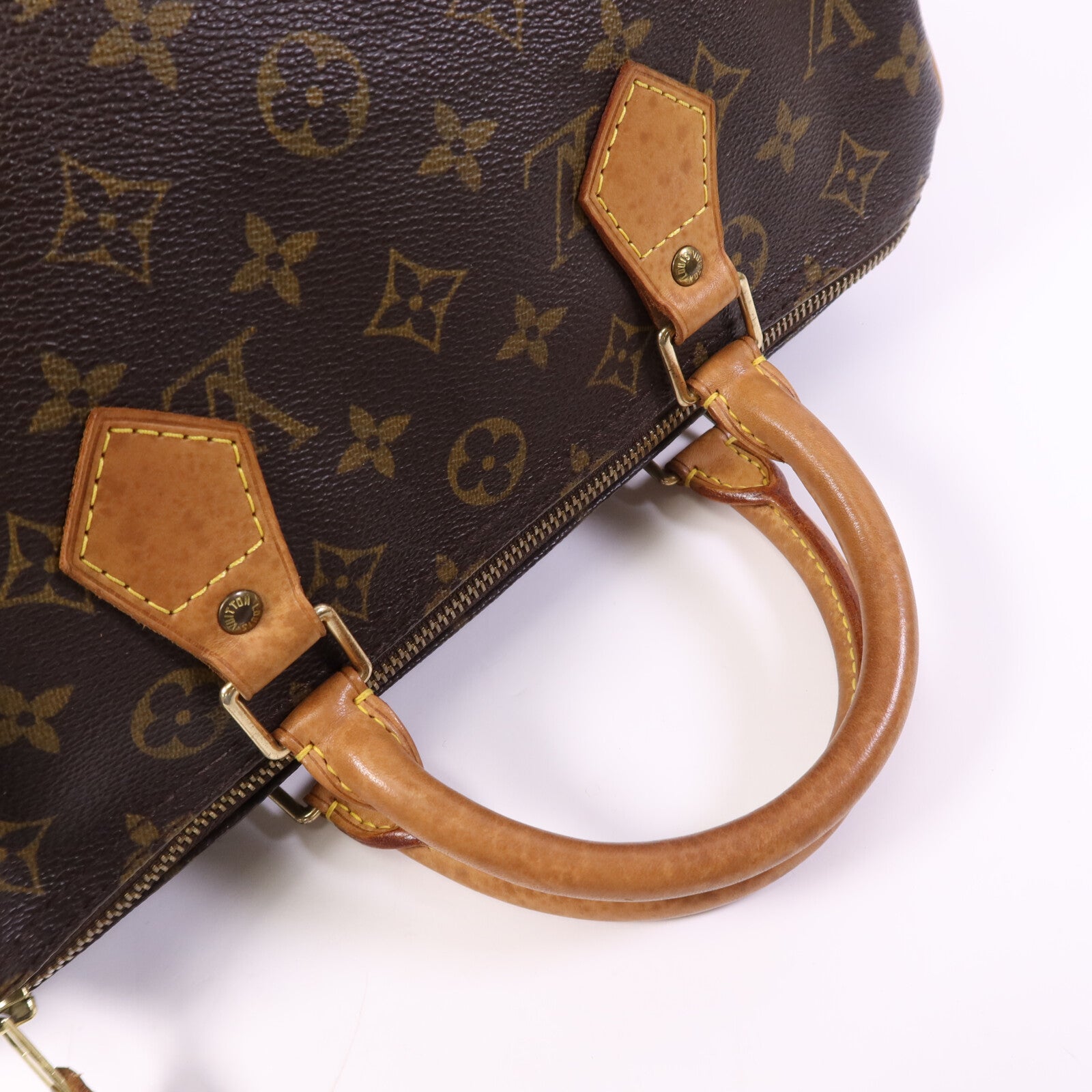 LOUIS VUITTON Monogram Speedy 30金扣手挽袋