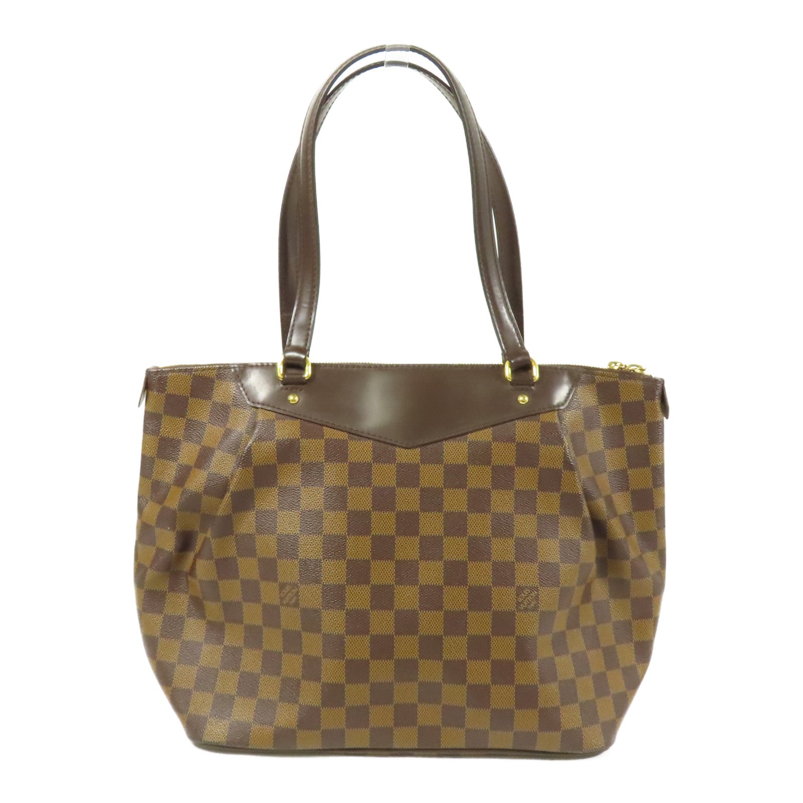 LOUIS VUITTON Damier Westminster GM金扣肩背袋