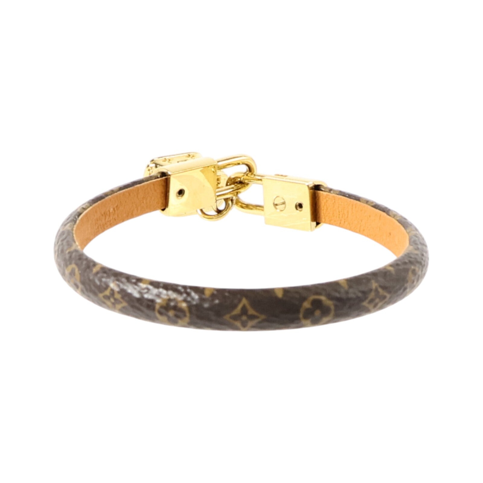LOUIS VUITTON Monogram/金屬Bracelet金扣手鏈