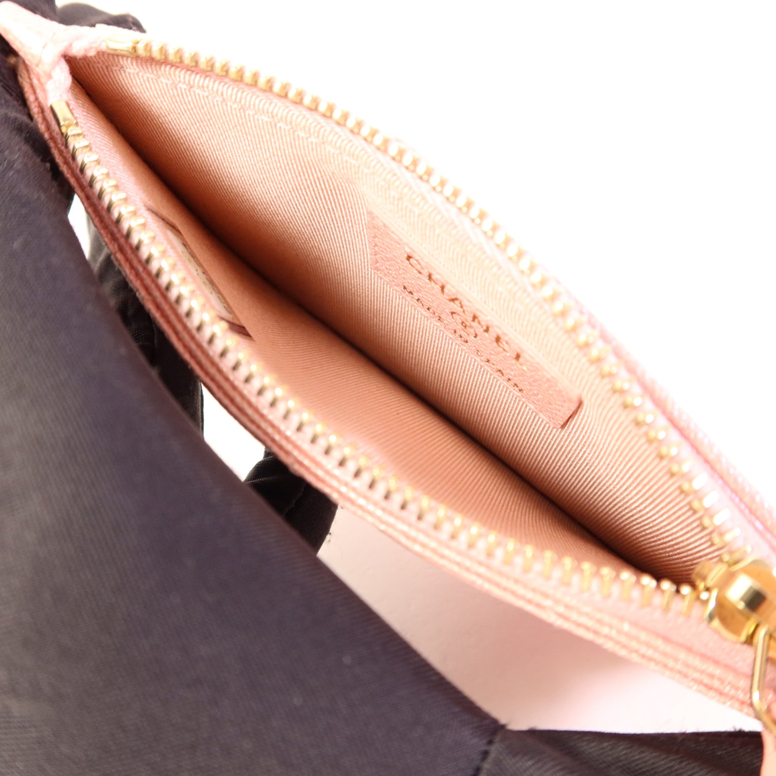 CHANEL 牛皮皮革Card Case金扣卡片套