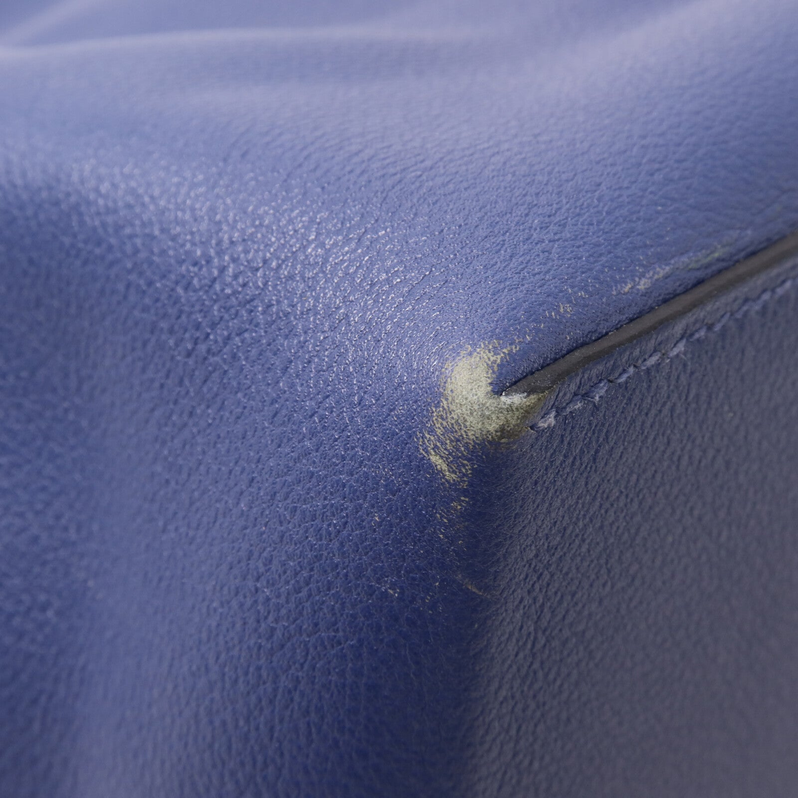 HERMES Evercolor皮革Licol 17肩背袋Bleu Brighton