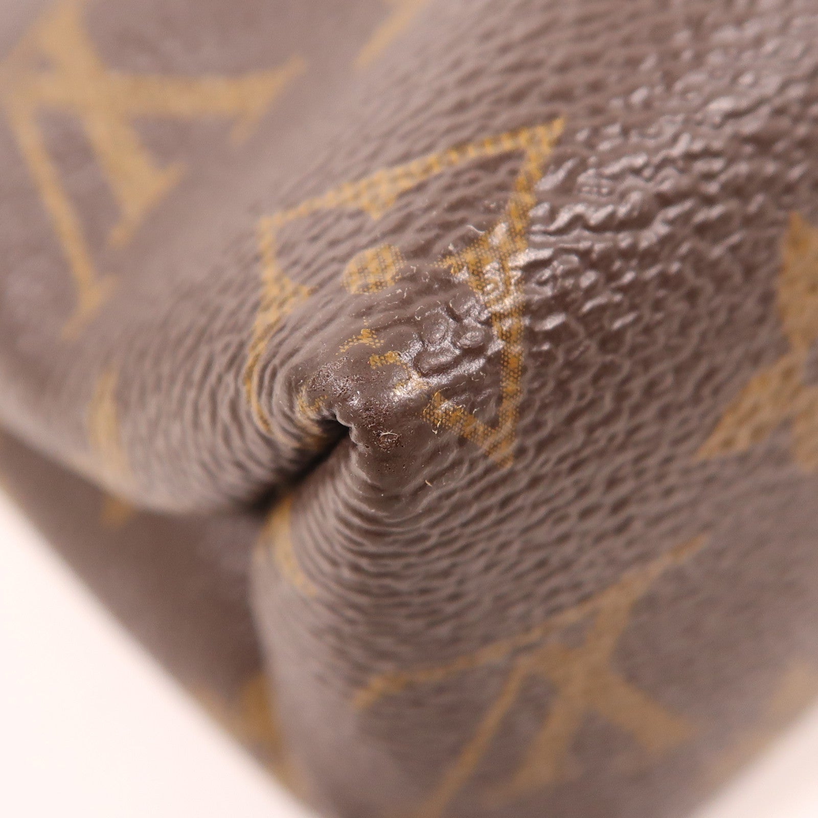 LOUIS VUITTON GHW Saint Placide Shoulder Bag M43713 Monogram Brown/Red