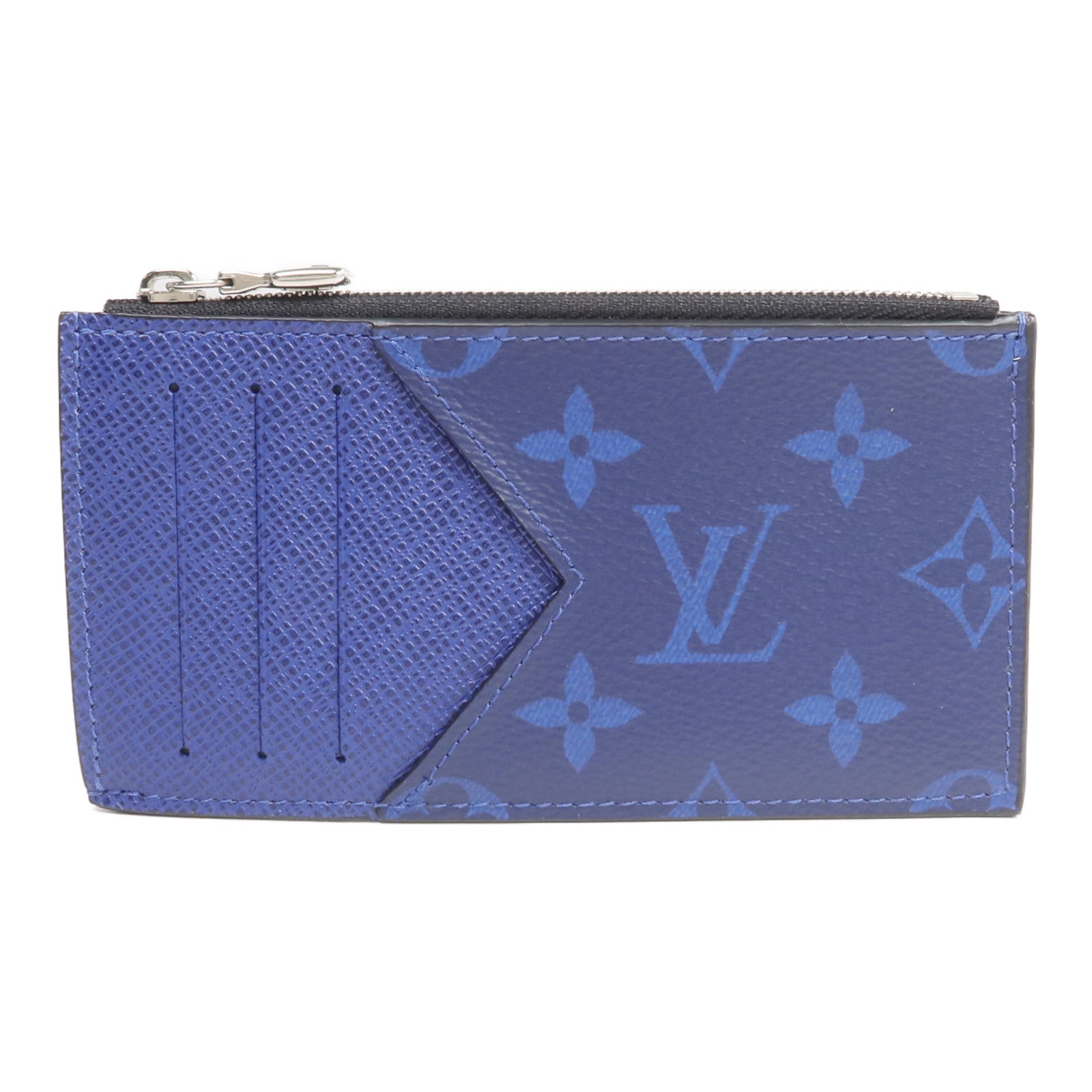 LOUIS VUITTON Taigarama Coin Card Holder銀扣零錢包