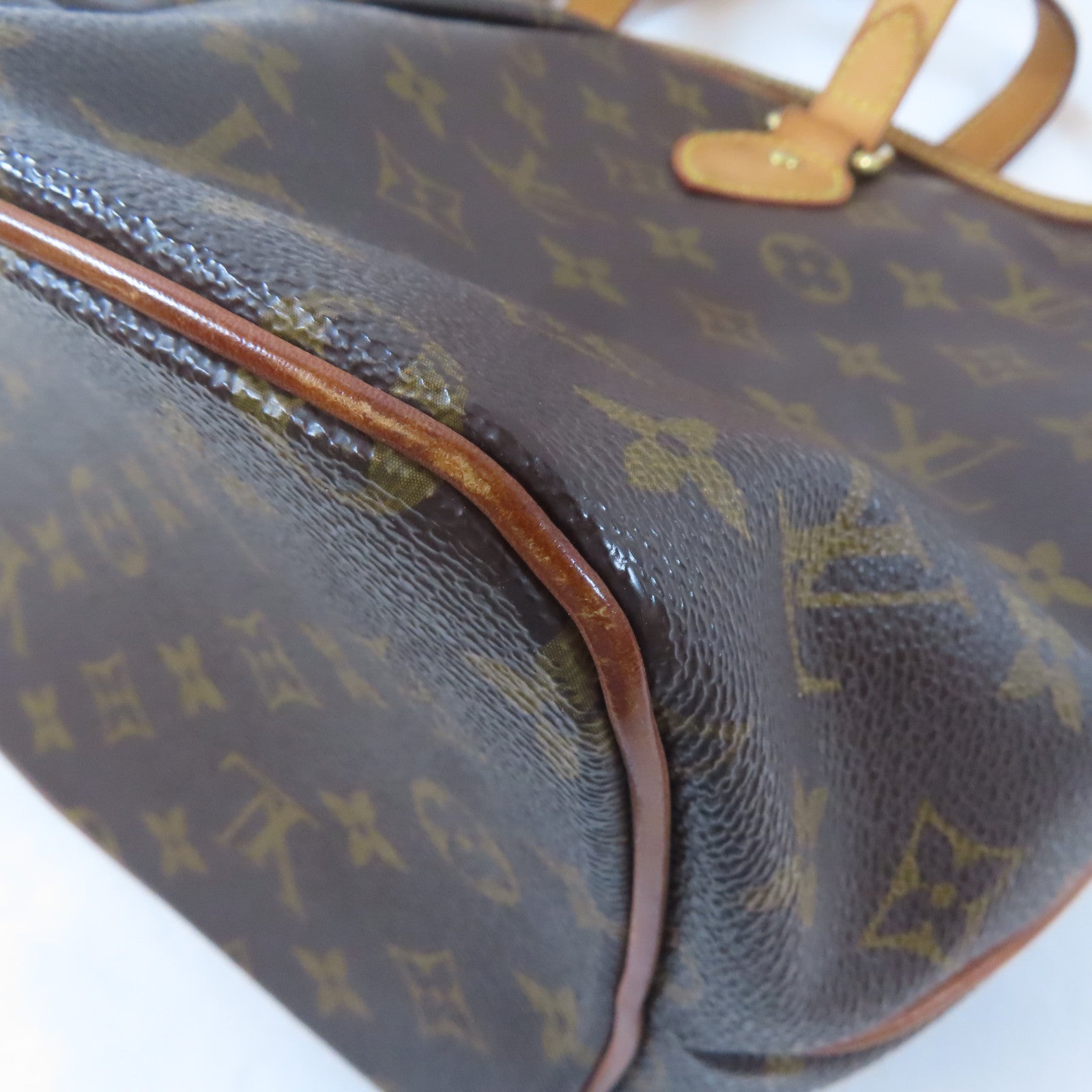 LOUIS VUITTON Monogram Palermo金扣手挽肩背兩用袋啡色