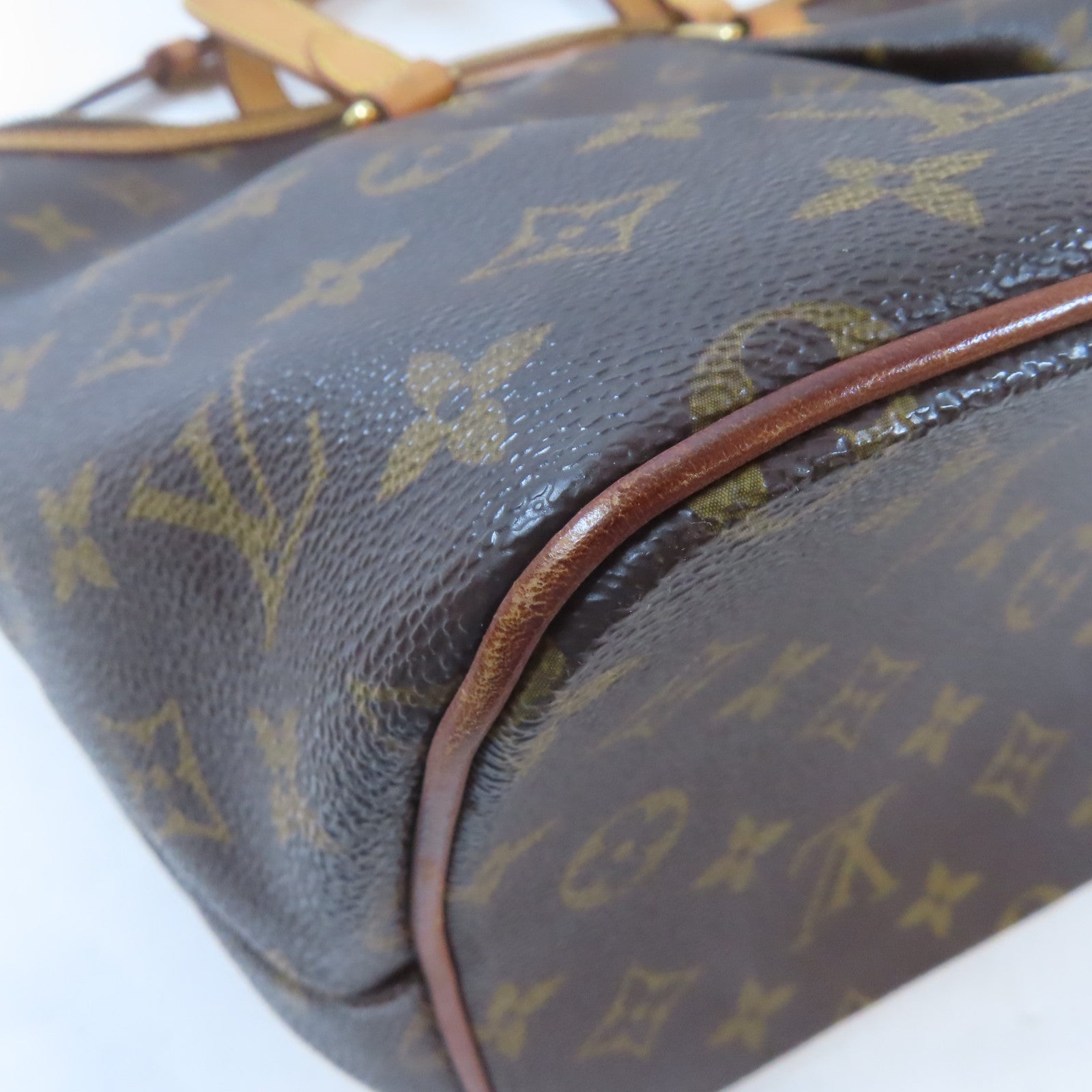 LOUIS VUITTON Monogram Palermo金扣手挽肩背兩用袋啡色
