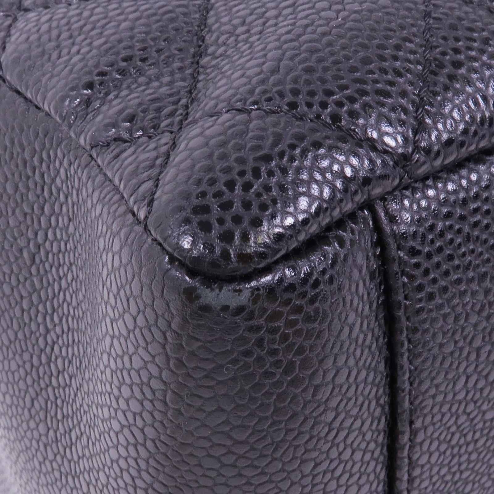 CHANEL 牛皮皮革GST Grand Shopping Tote Bag銀扣肩背袋/手挽袋