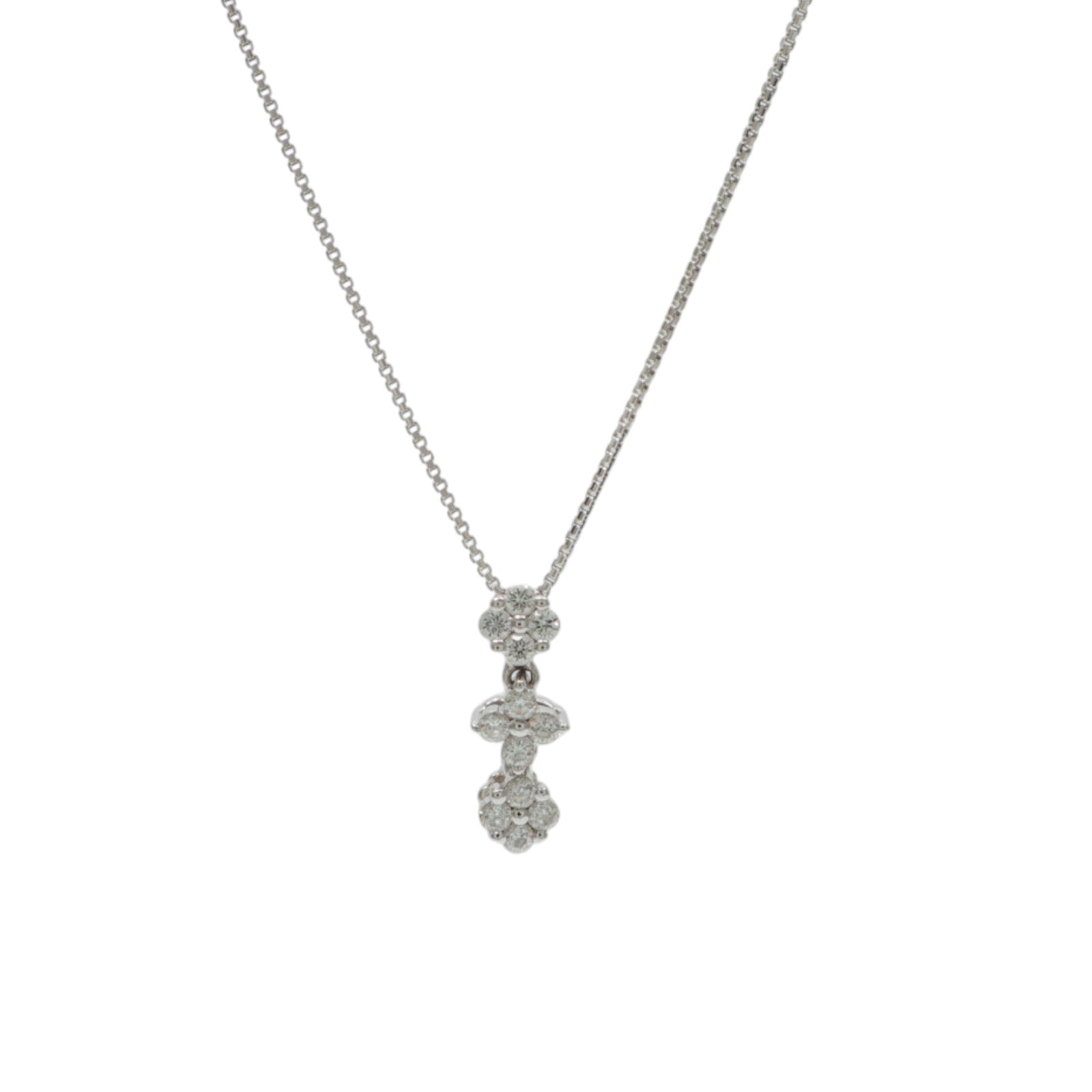 JEWELRY 18K白金Diamond Necklace鑽石項鍊