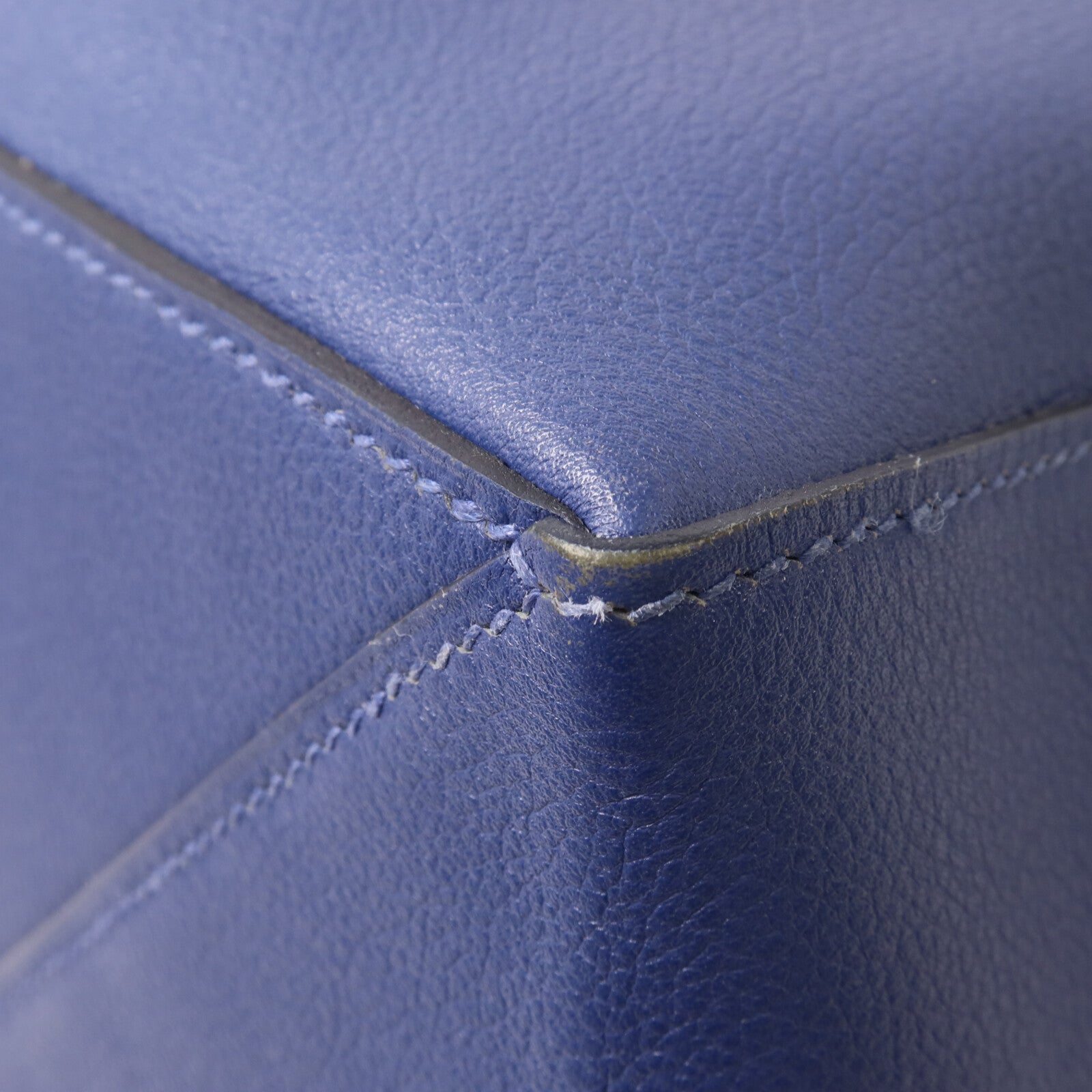 HERMES Evercolor皮革Licol 17肩背袋Bleu Brighton