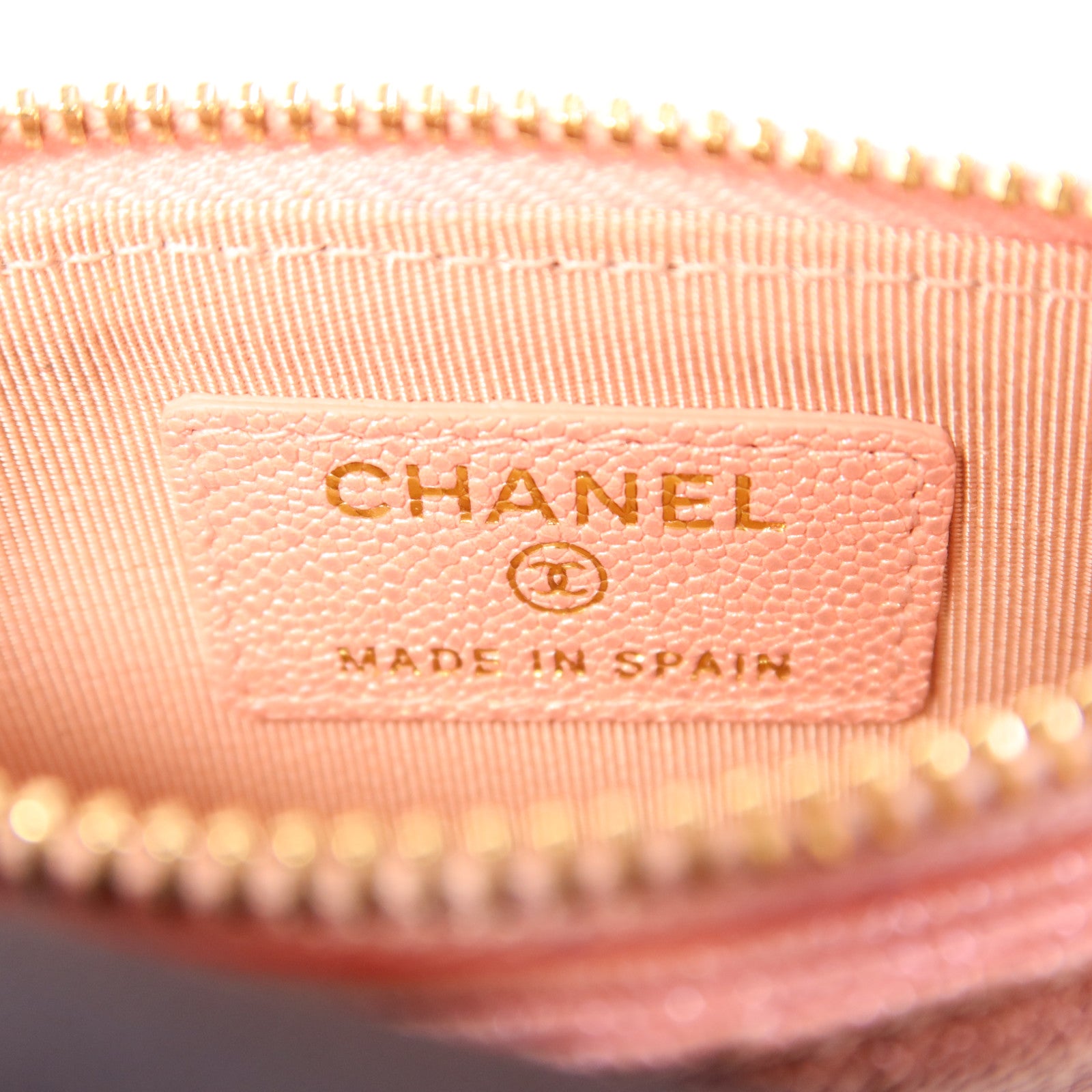 CHANEL 牛皮皮革Card Case金扣卡片套