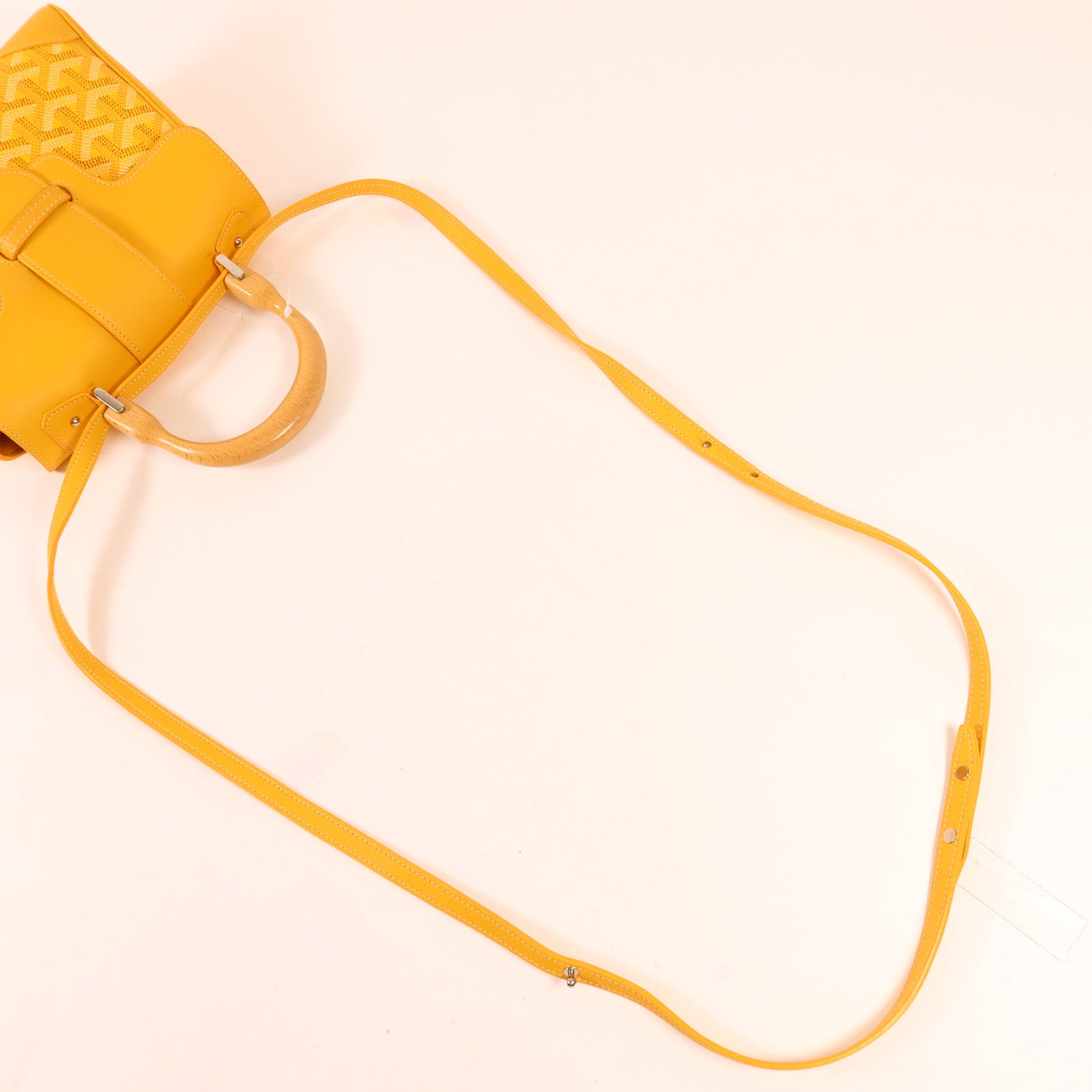 GOYARD 塗層帆布Saigon Souple Mini銀扣手挽肩背兩用袋