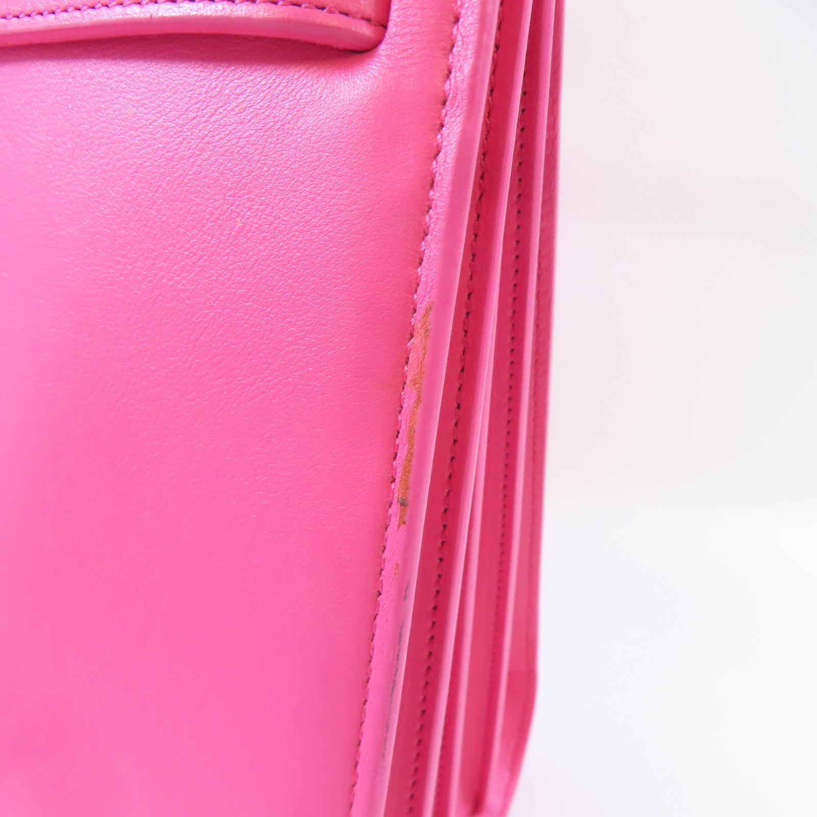 SAINT LAURENT 牛皮皮革Sac de Jour金扣手挽肩背兩用袋粉紅色