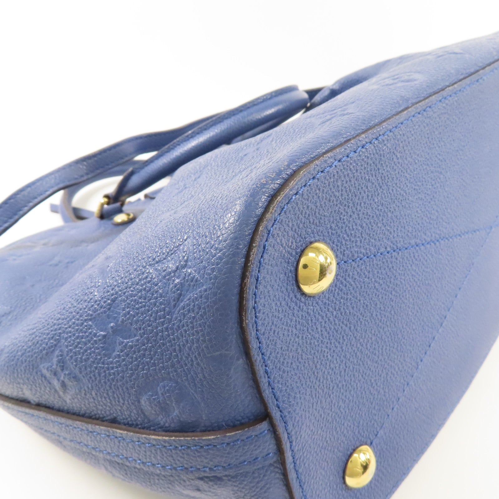 LOUIS VUITTON Monogram Empreinte Mazarine PM金扣手挽肩背兩用袋