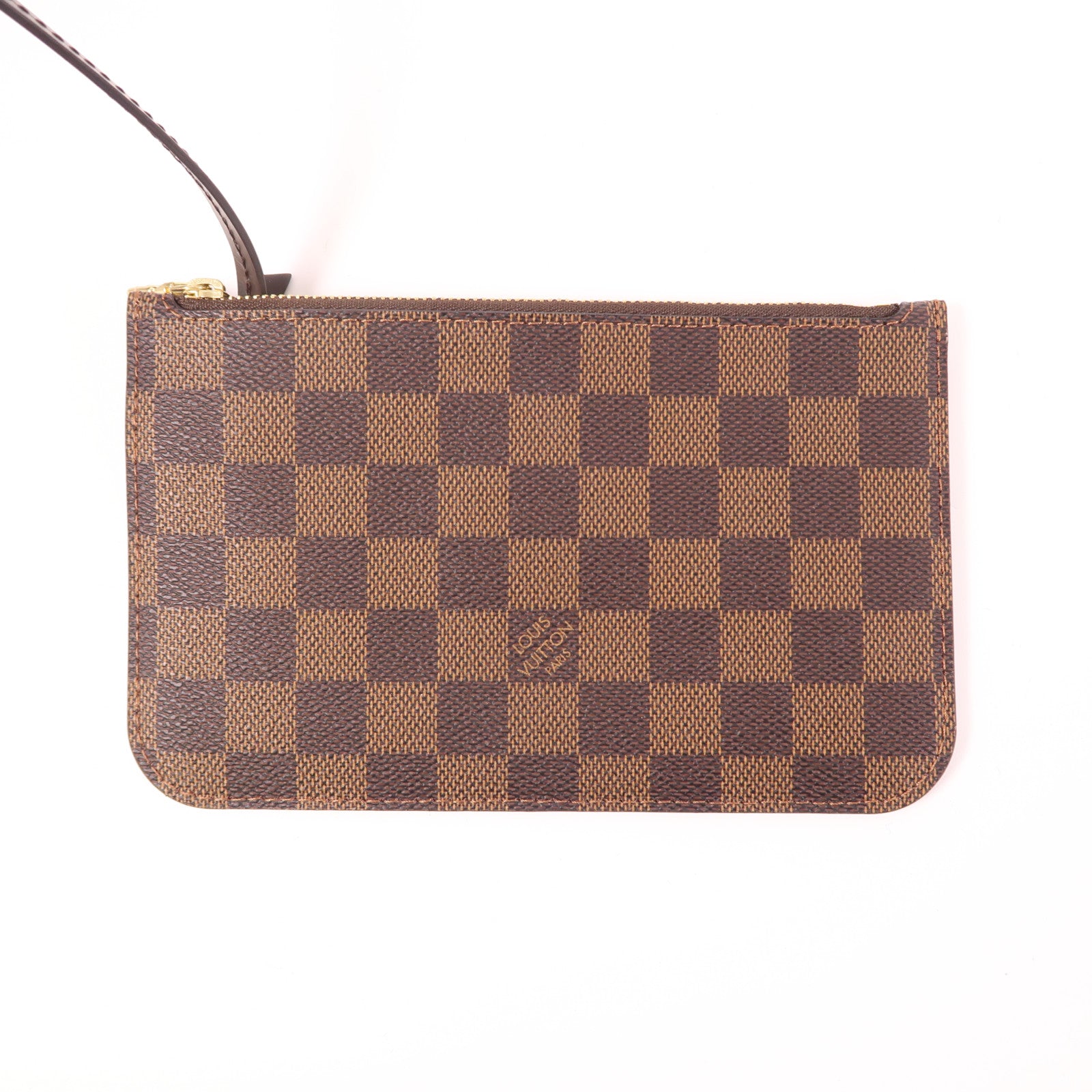 LOUIS VUITTON Damier Neverfull PM金扣肩背袋