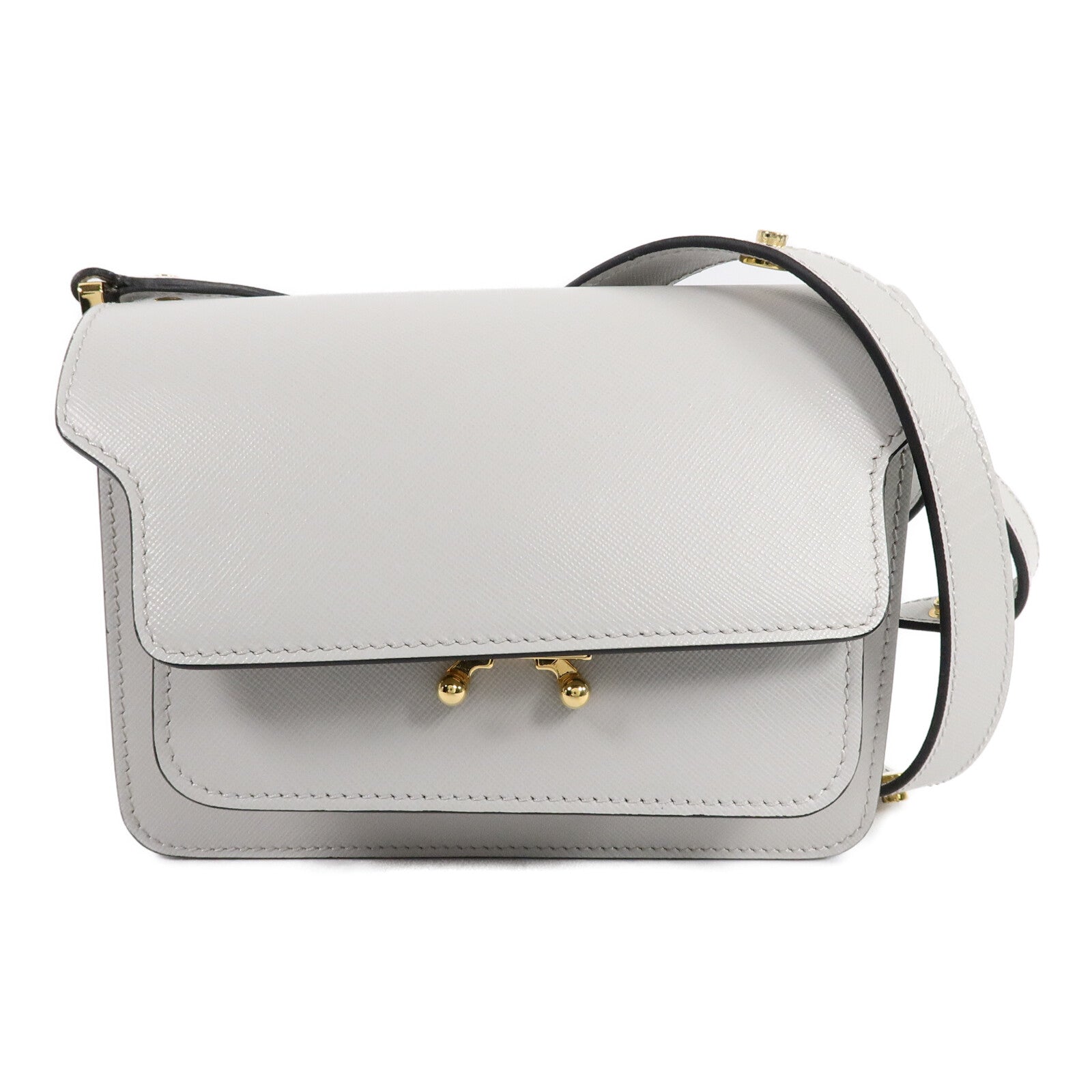 SELECTION Saffiano皮革Marni Shoulder Bag肩背袋