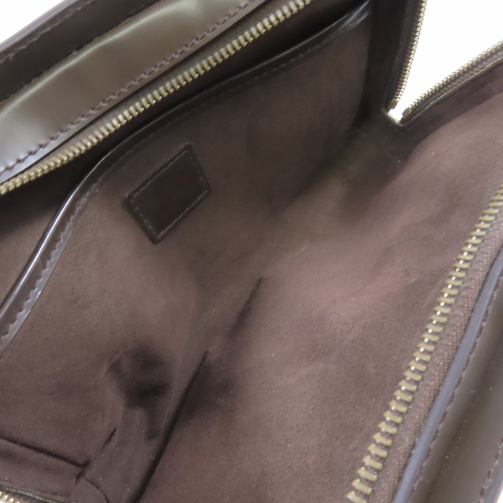 LOUIS VUITTON Damier Ebene Saint Louis Clutch Bag金扣手拿包啡色